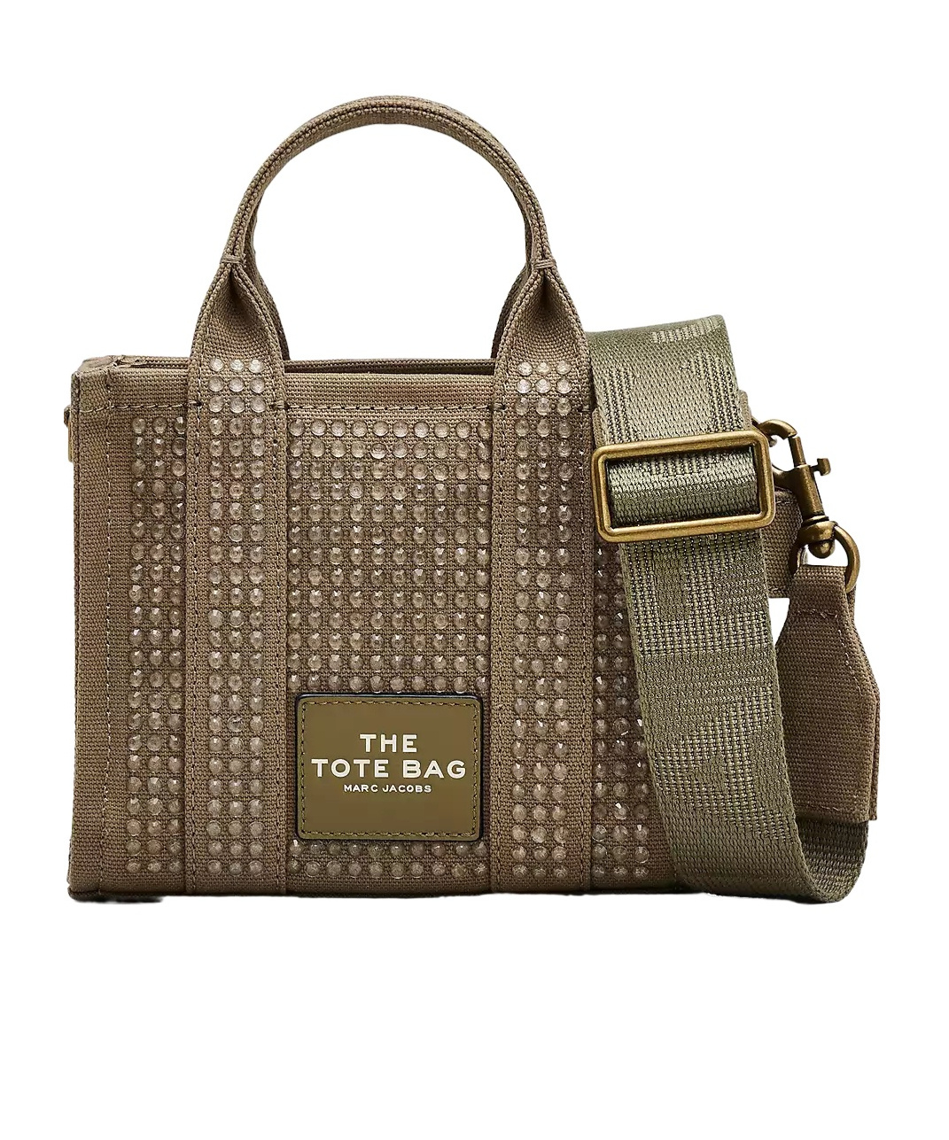 Marc Jacobs Embellished Mini Tote Bag In Brown