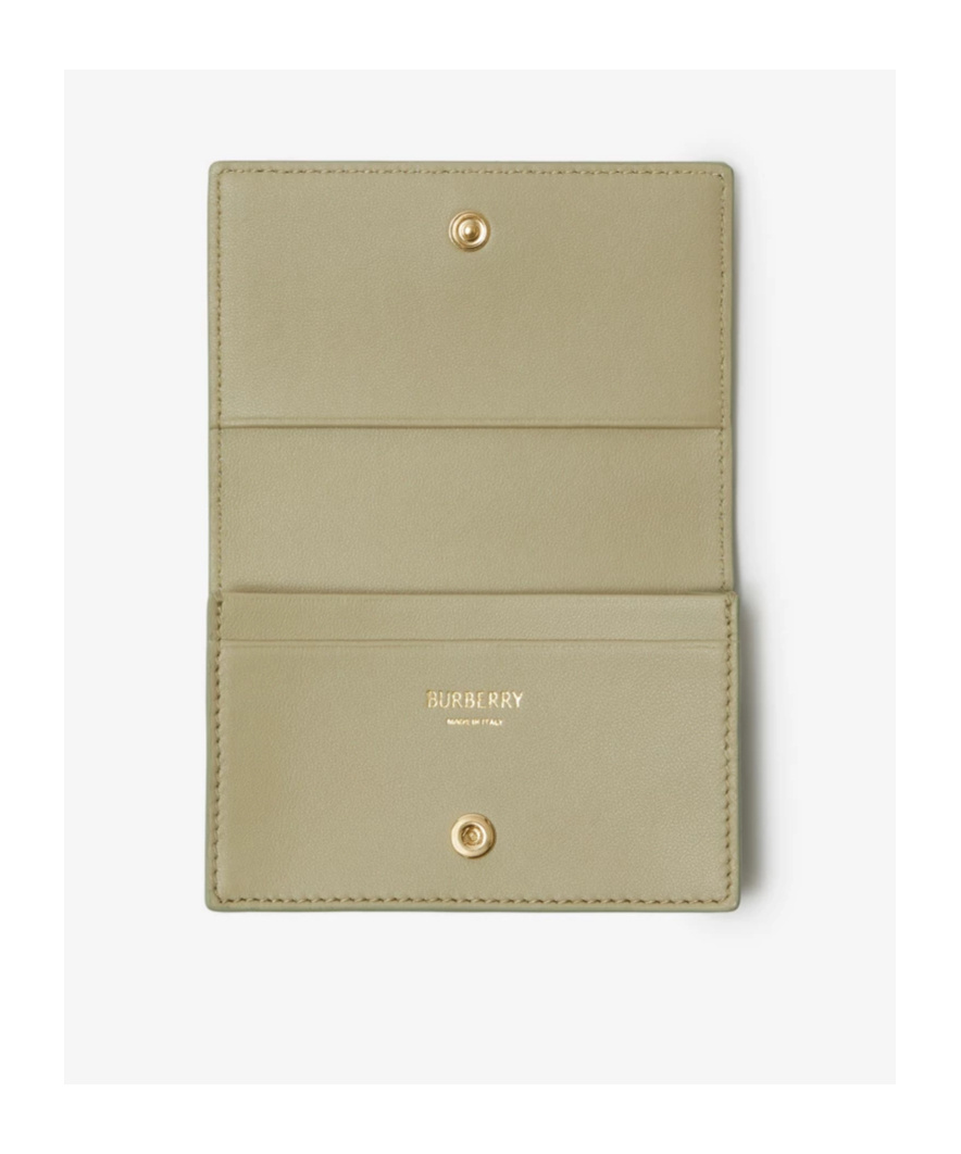 Burberry Check-pattern Cardholder In Nude