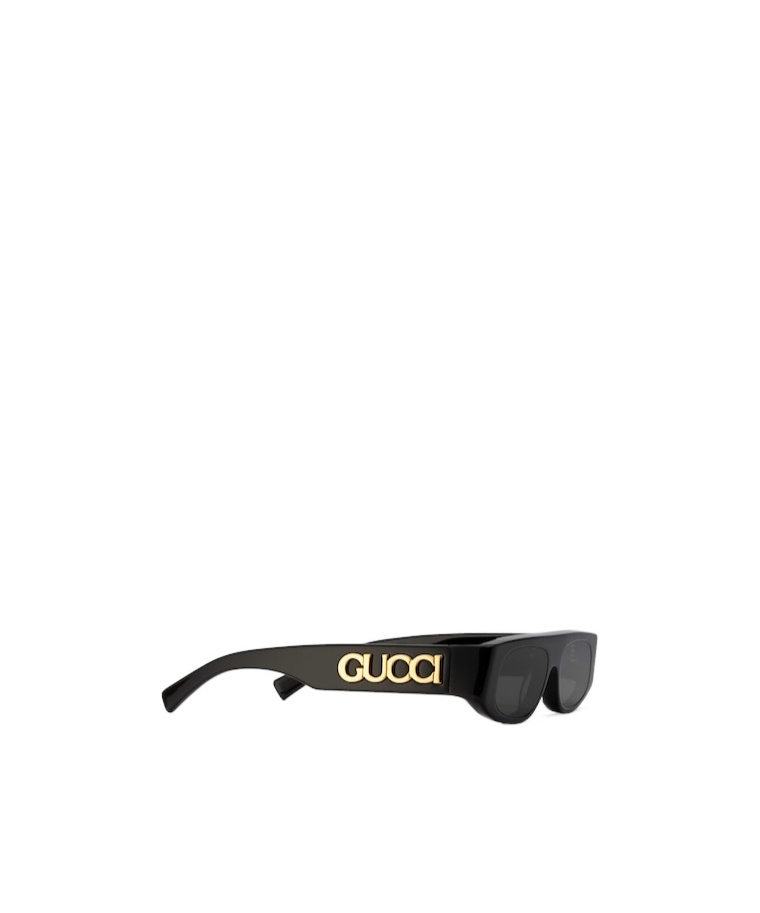 Gucci Rectangle-frame Sunglasses In Black
