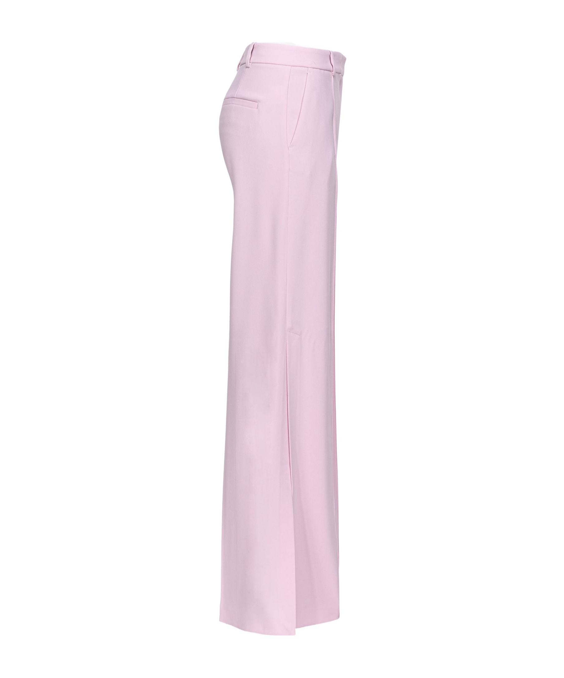Pinko High-waisted Wide-leg Trousers In Pink