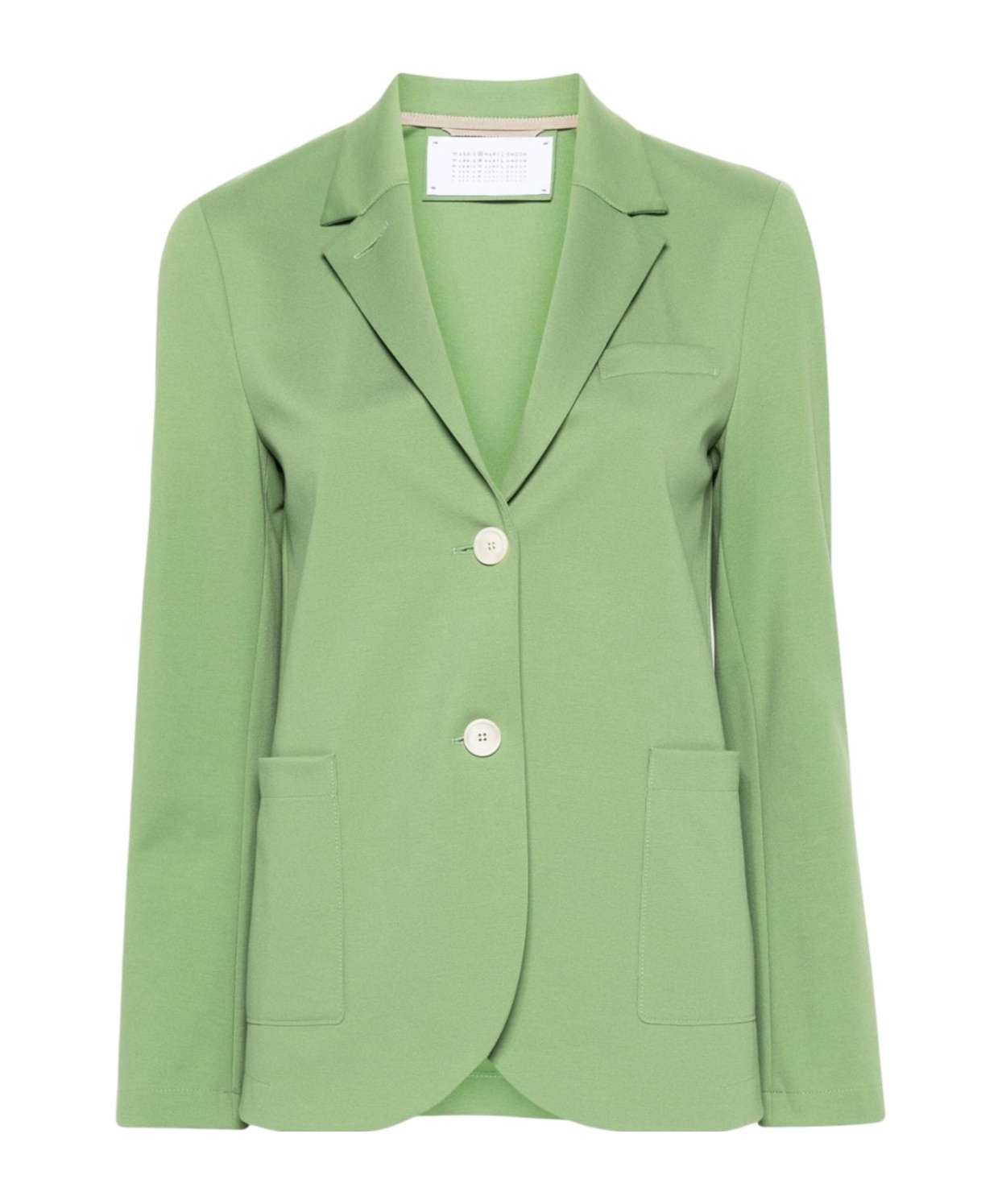 Harris Wharf London Single-breasted Blazer In Green