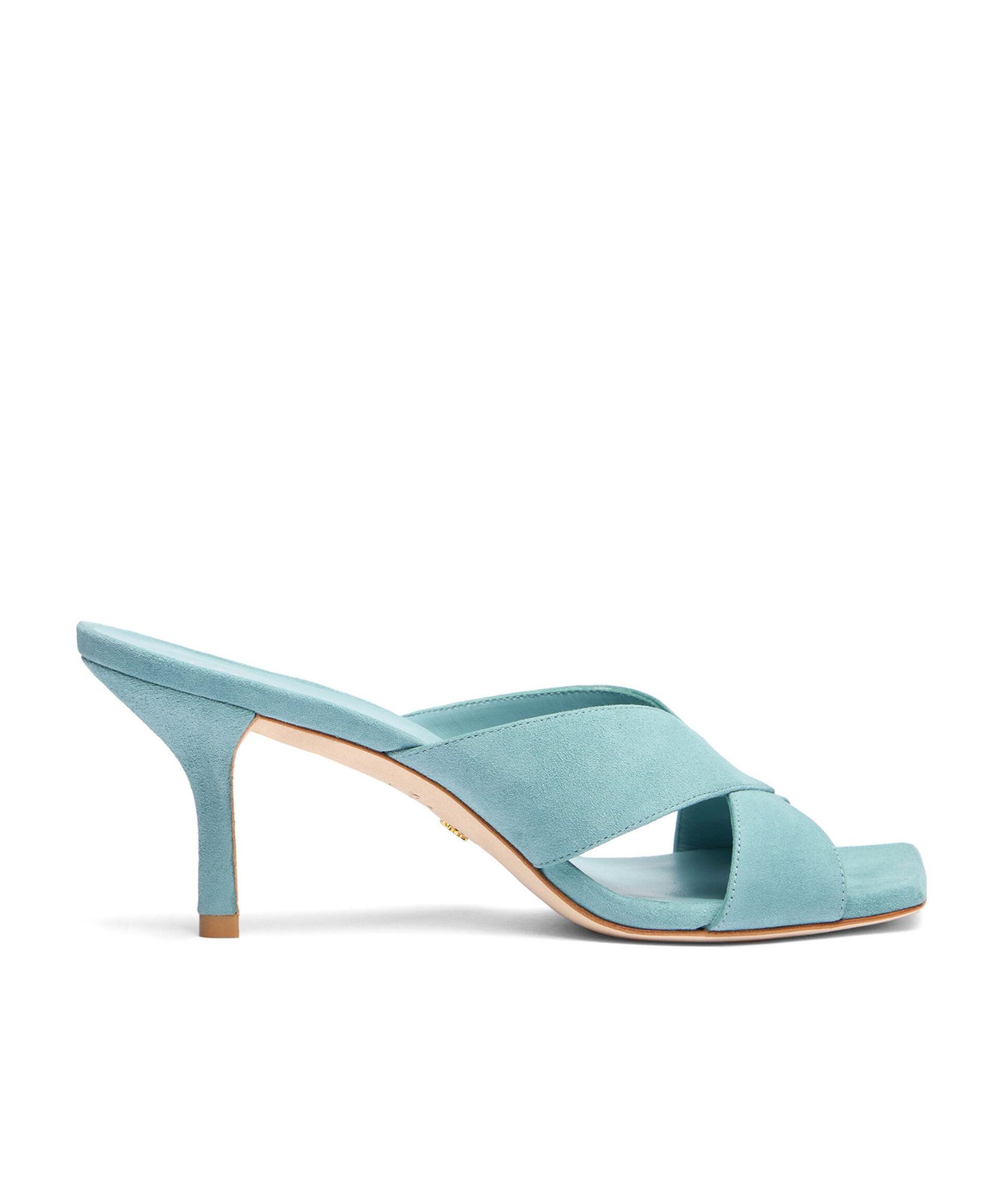 Stuart Weitzman Carmen 75mm Mules In Blue