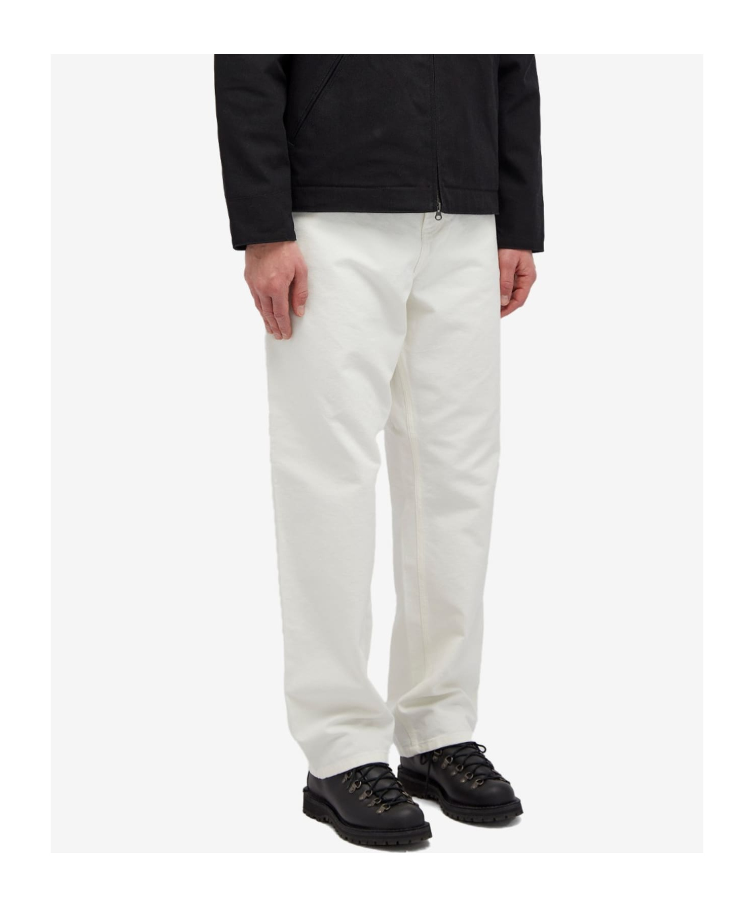 Carhartt Single Knee Pant Sonyc Silver In Cotton In White