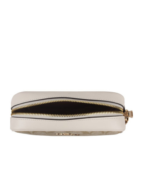 Coach Mini Jamie Logo Shoulder Bag In Nude