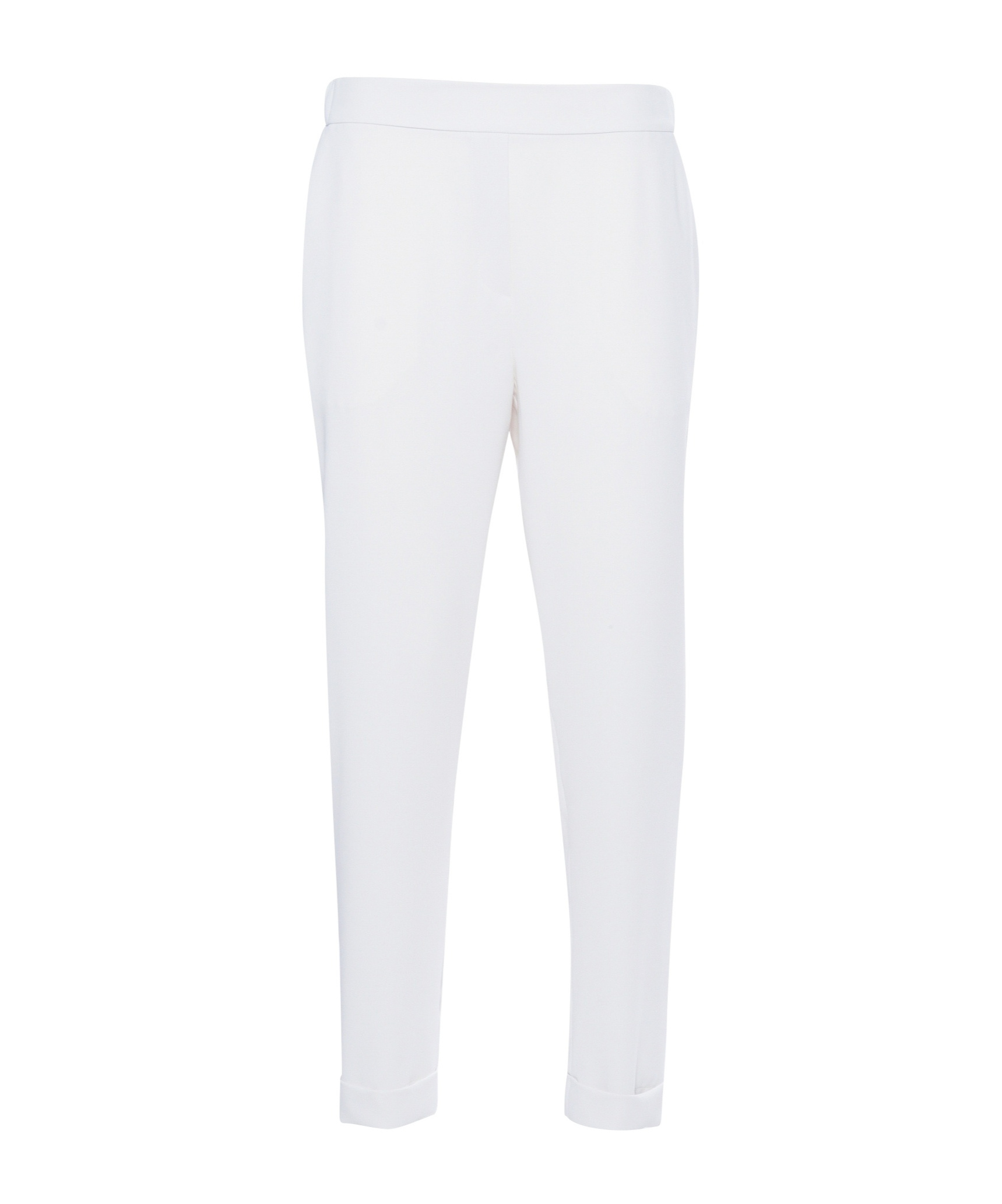 P.a.r.o.s.h Tapered-leg Crepe Trousers In White