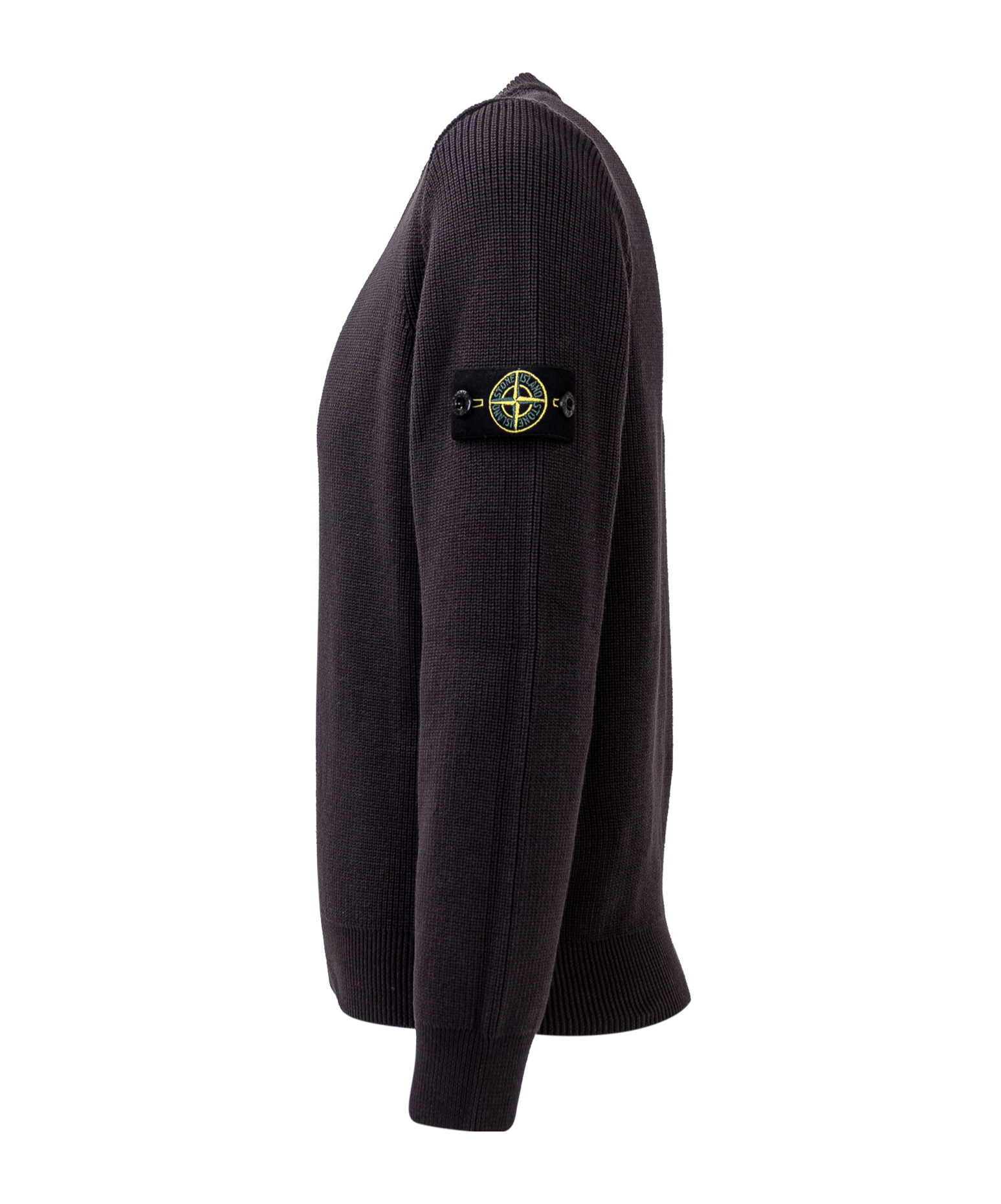 Stone Island Compass-badge Cotton Jumper In Gray
