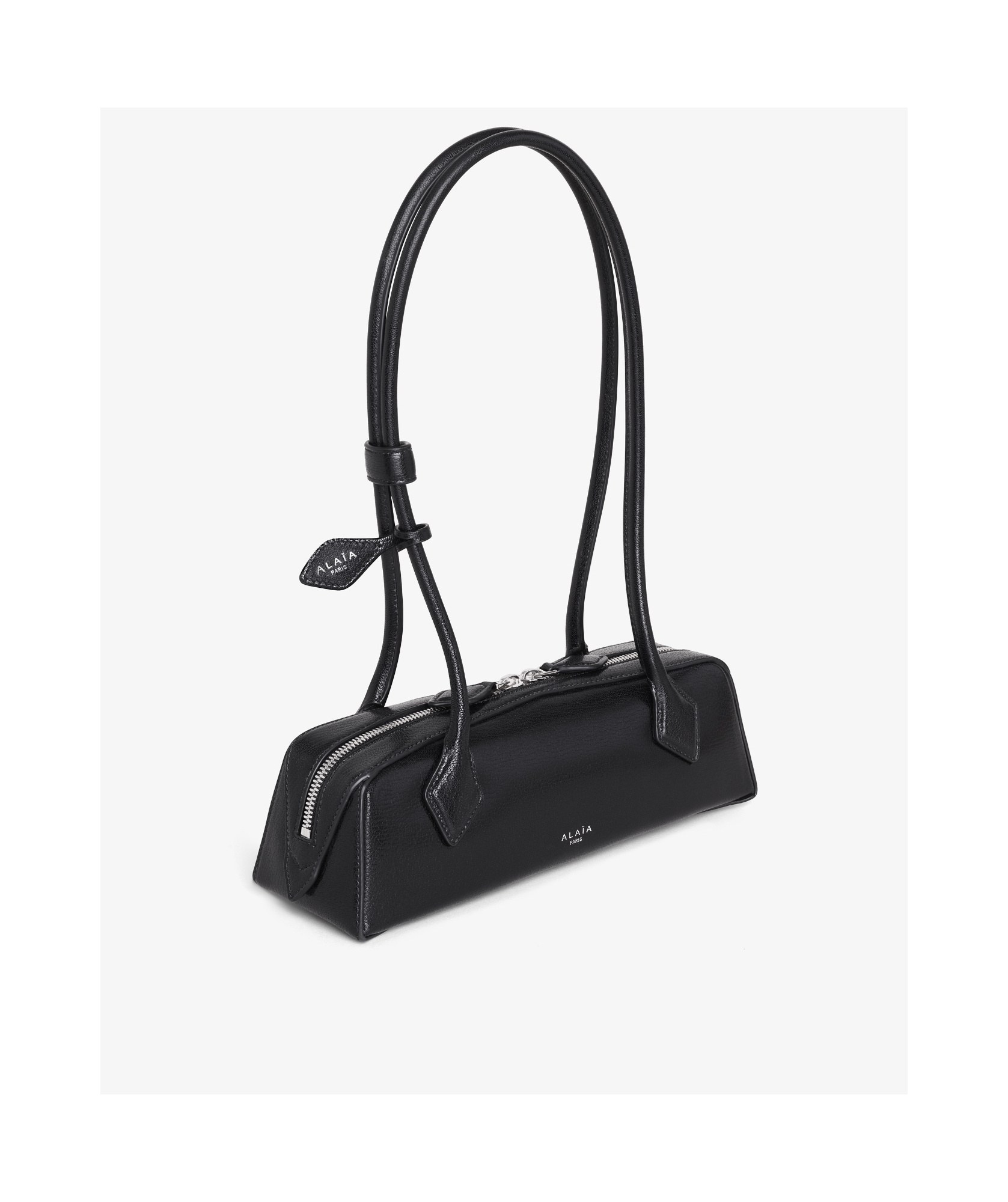 Alaïa Medium Elegant Handbag With Tubular Handles In Black