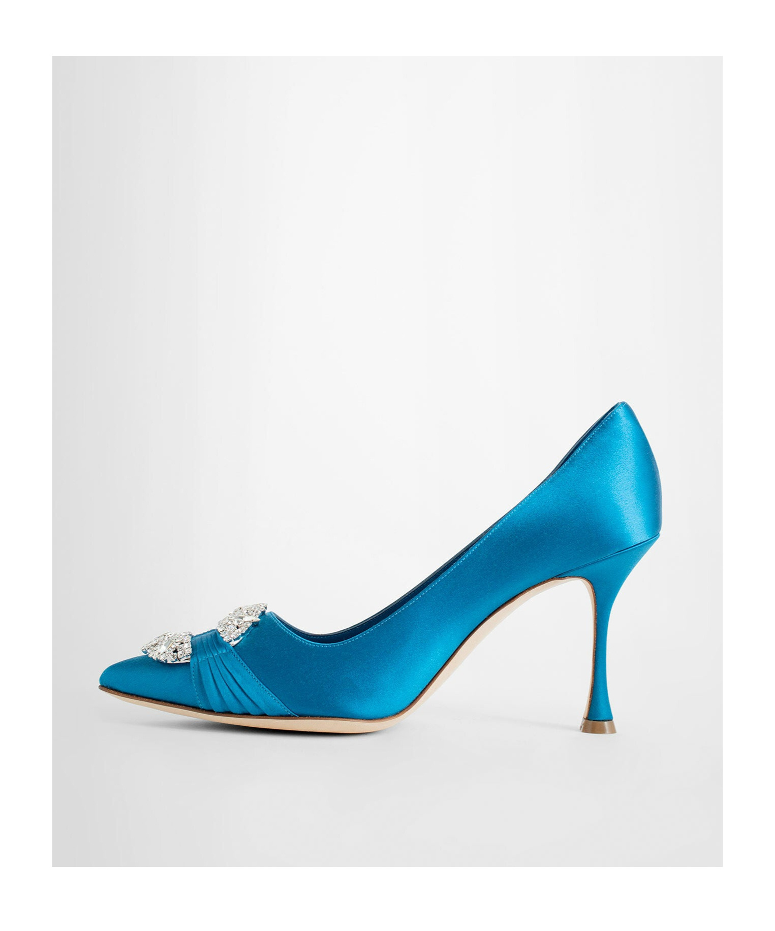 Manolo Blahnik Cusp High-heeled Shoes In Blue