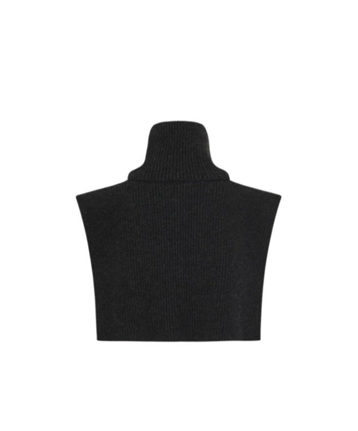 The Row Emmit Roll-neck Cashmere Collar In Gray