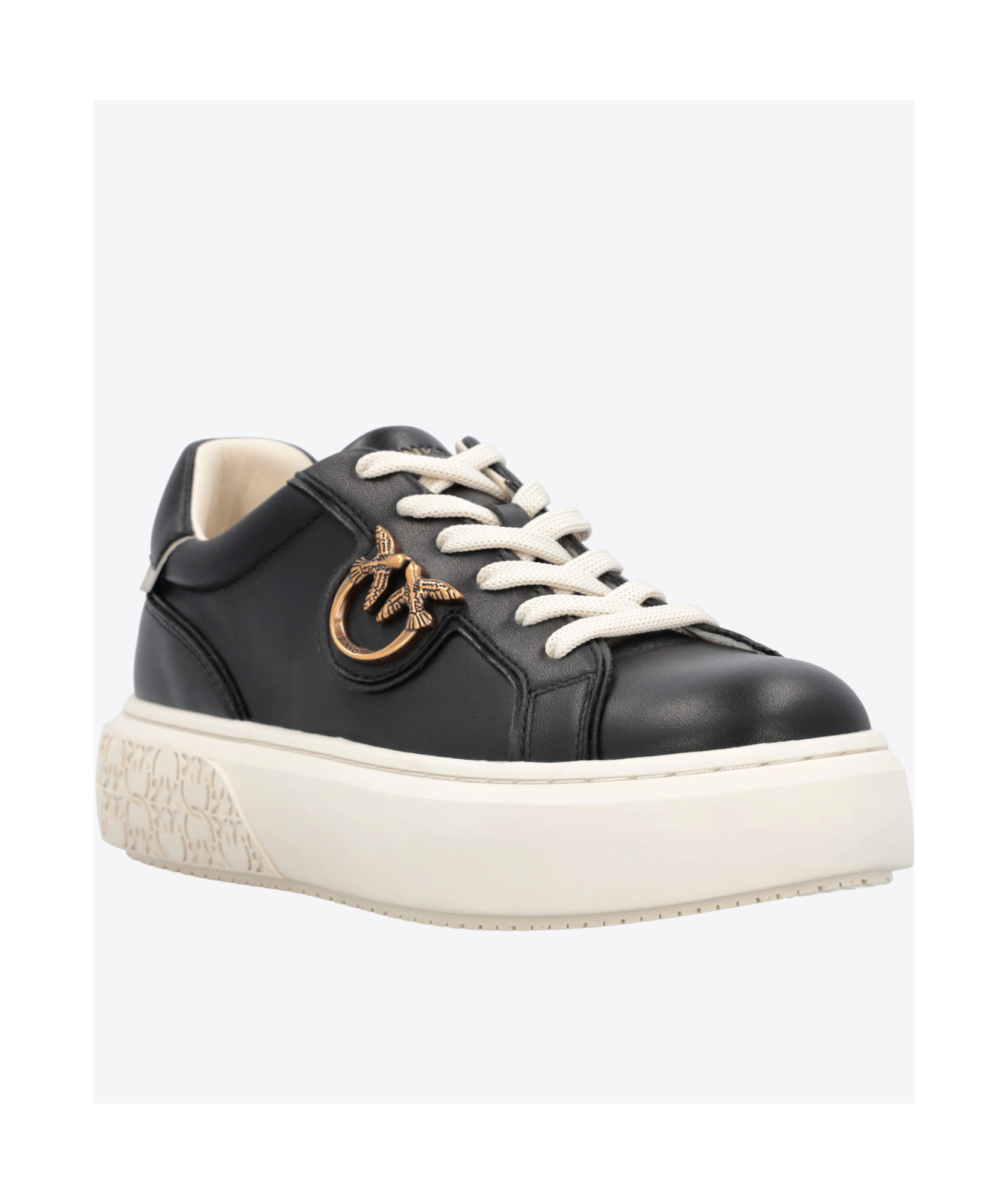 PINKO PINKO LOGO DETAILED PLATFORM LOW-TOP SNEAKERS