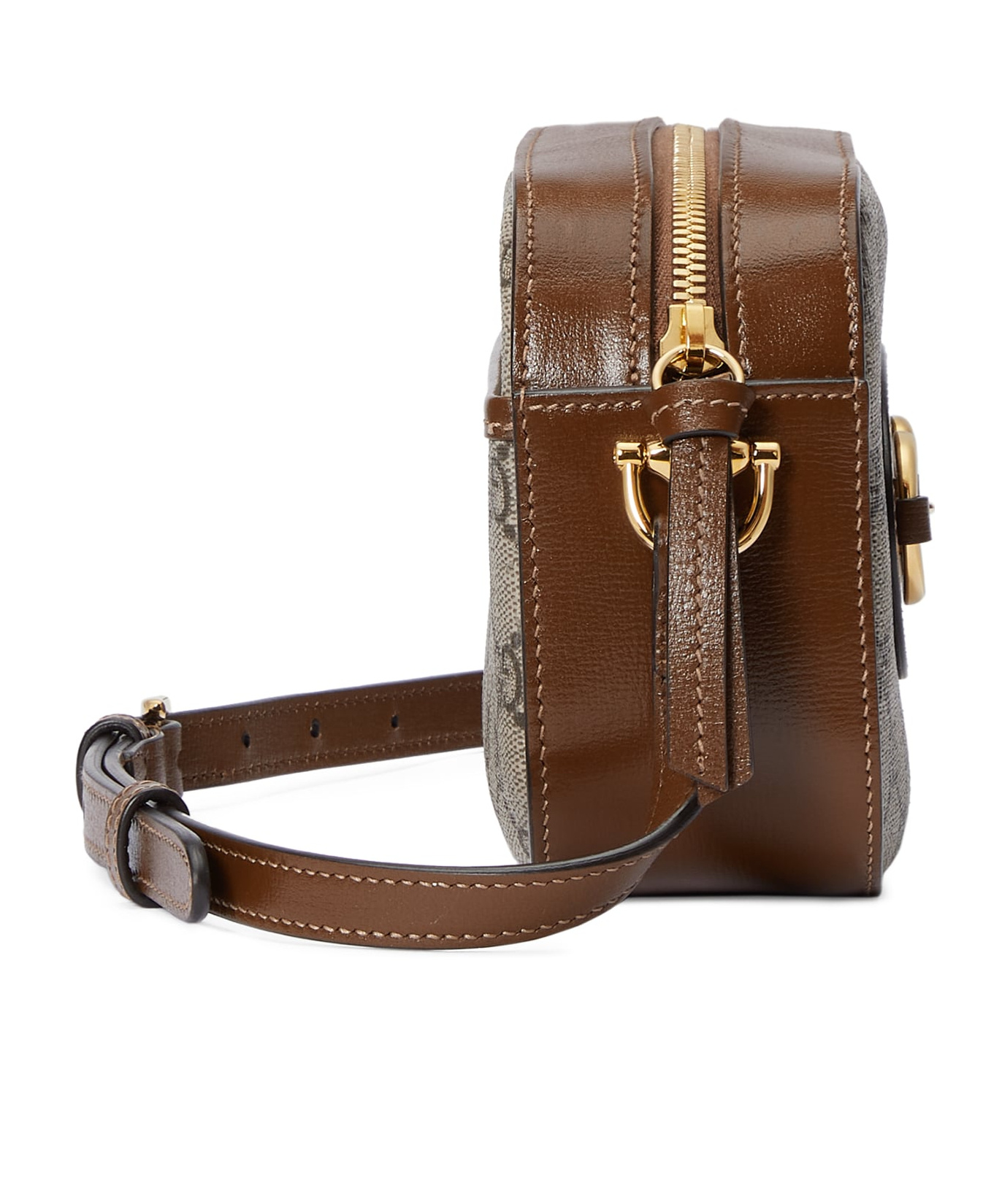 Gucci Horsebit 1955 Small Canvas Crossbody Bag In Multicolor