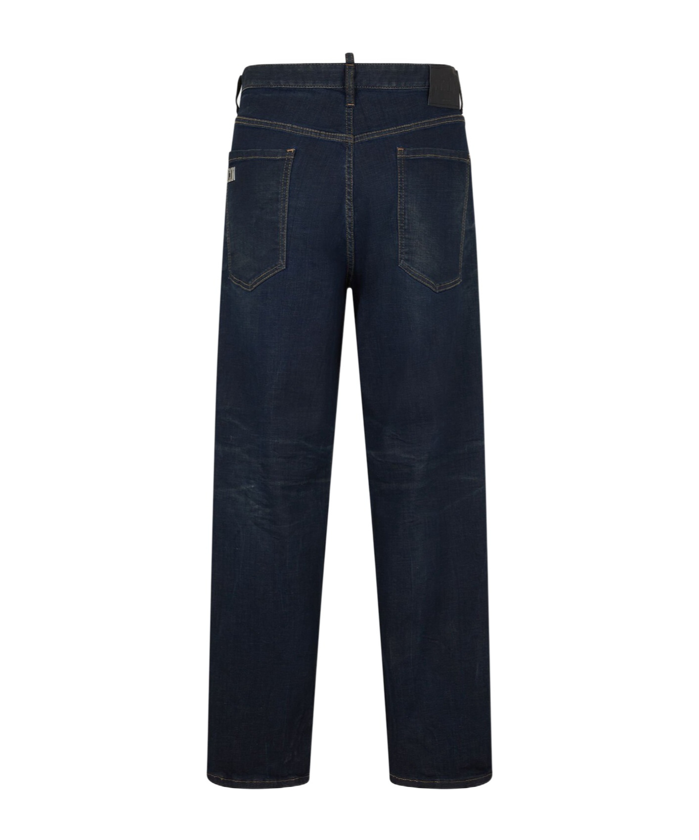 Dsquared2 Mid-rise Straight-leg Jeans In Blue