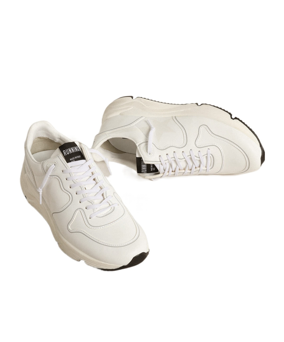 Golden Goose The Logo Is Tied With Low-top Casual Sneakers In White