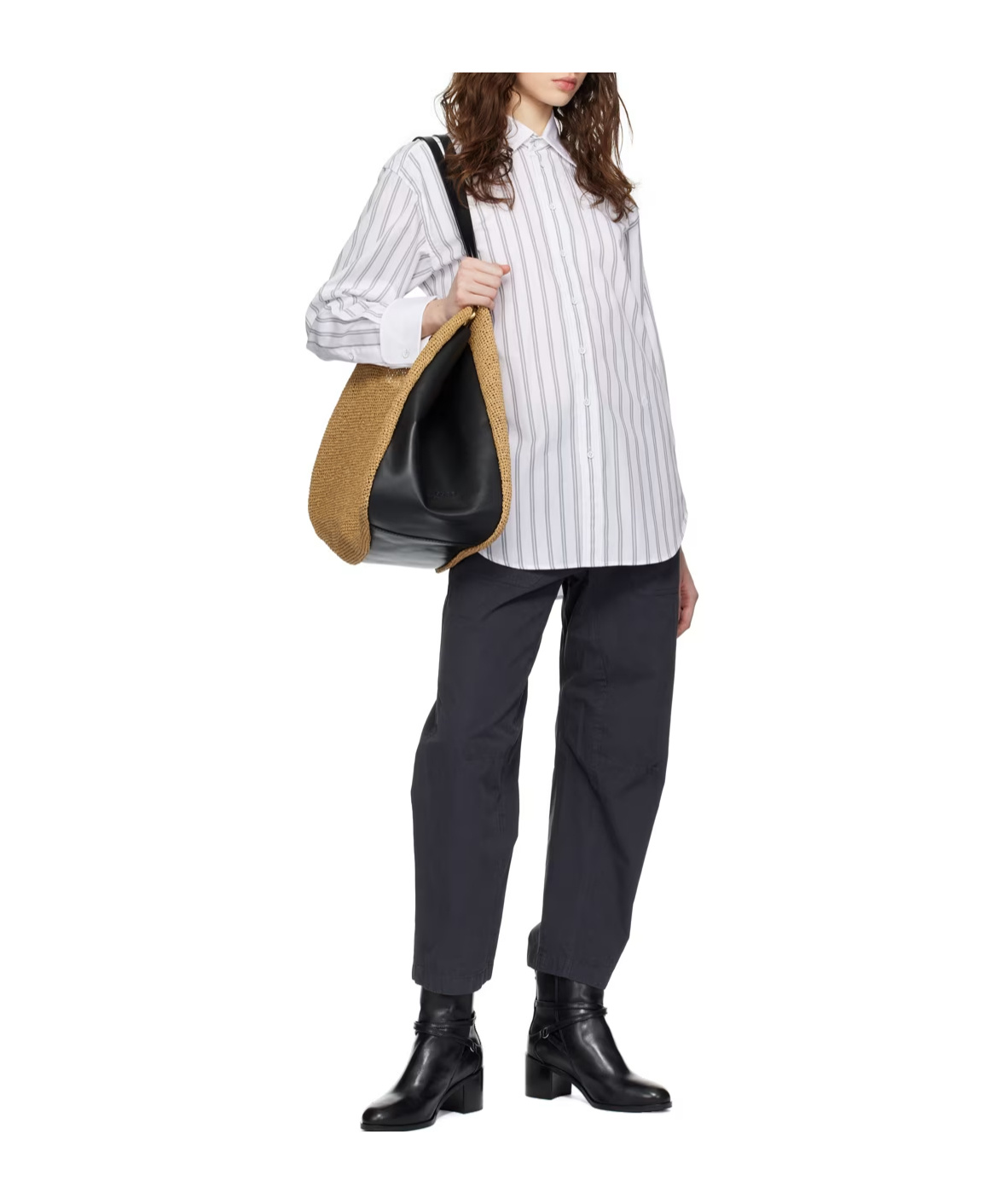 Rag & Bone Leyton Patch Pocket Casual Pants In Black