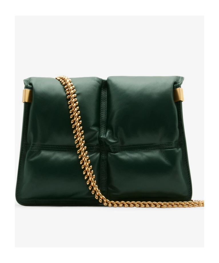 Burberry Snip Quilted Crossbody Bag In Green