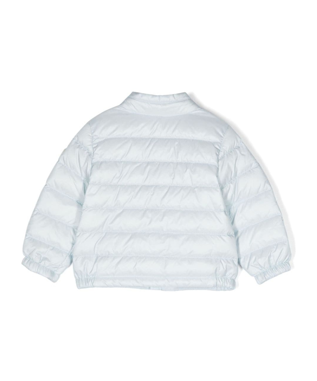 Moncler Long-sleeved Down Jacket In Blue