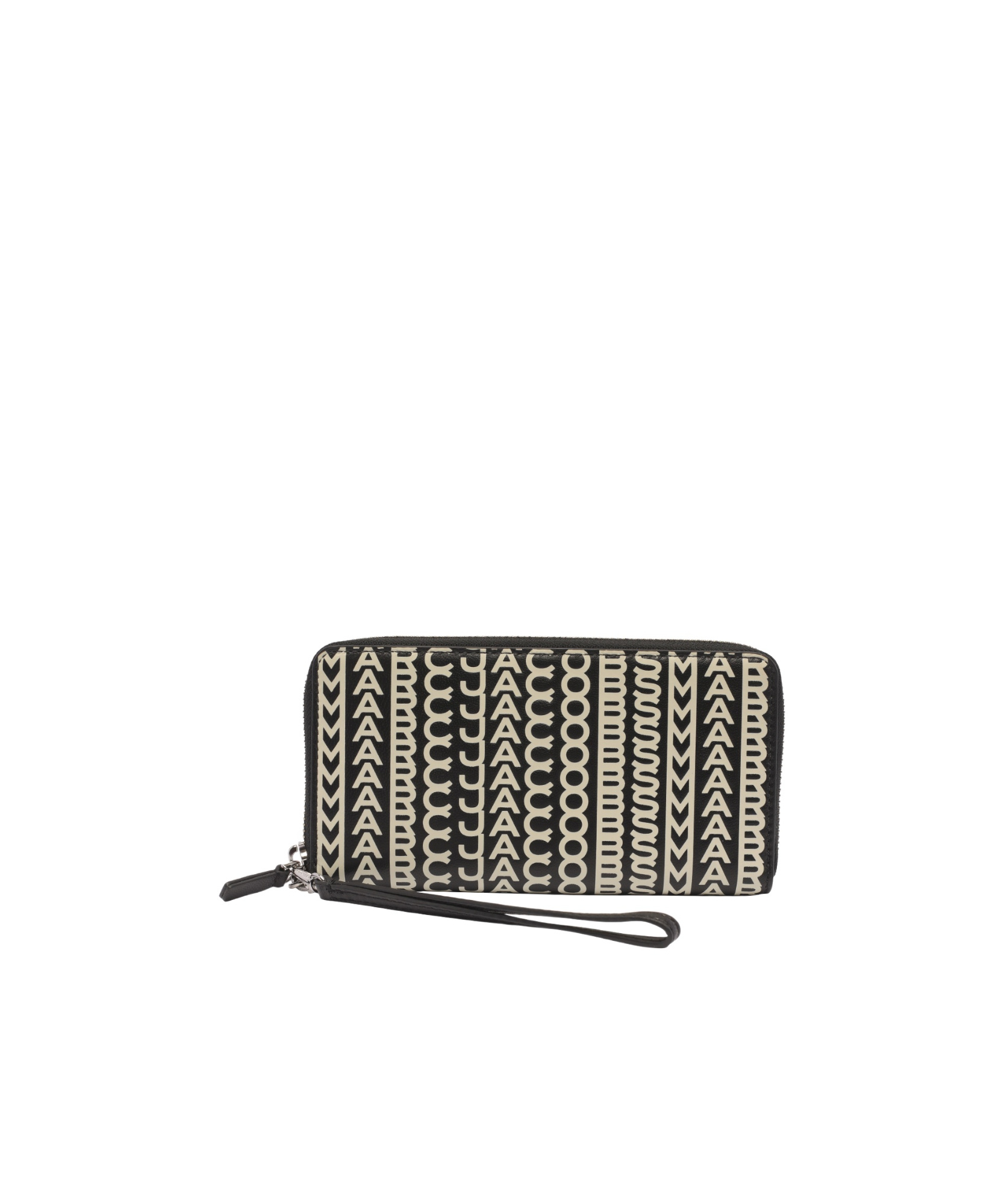 Marc Jacobs The Monogram Continental Wristlet Wallet In Black