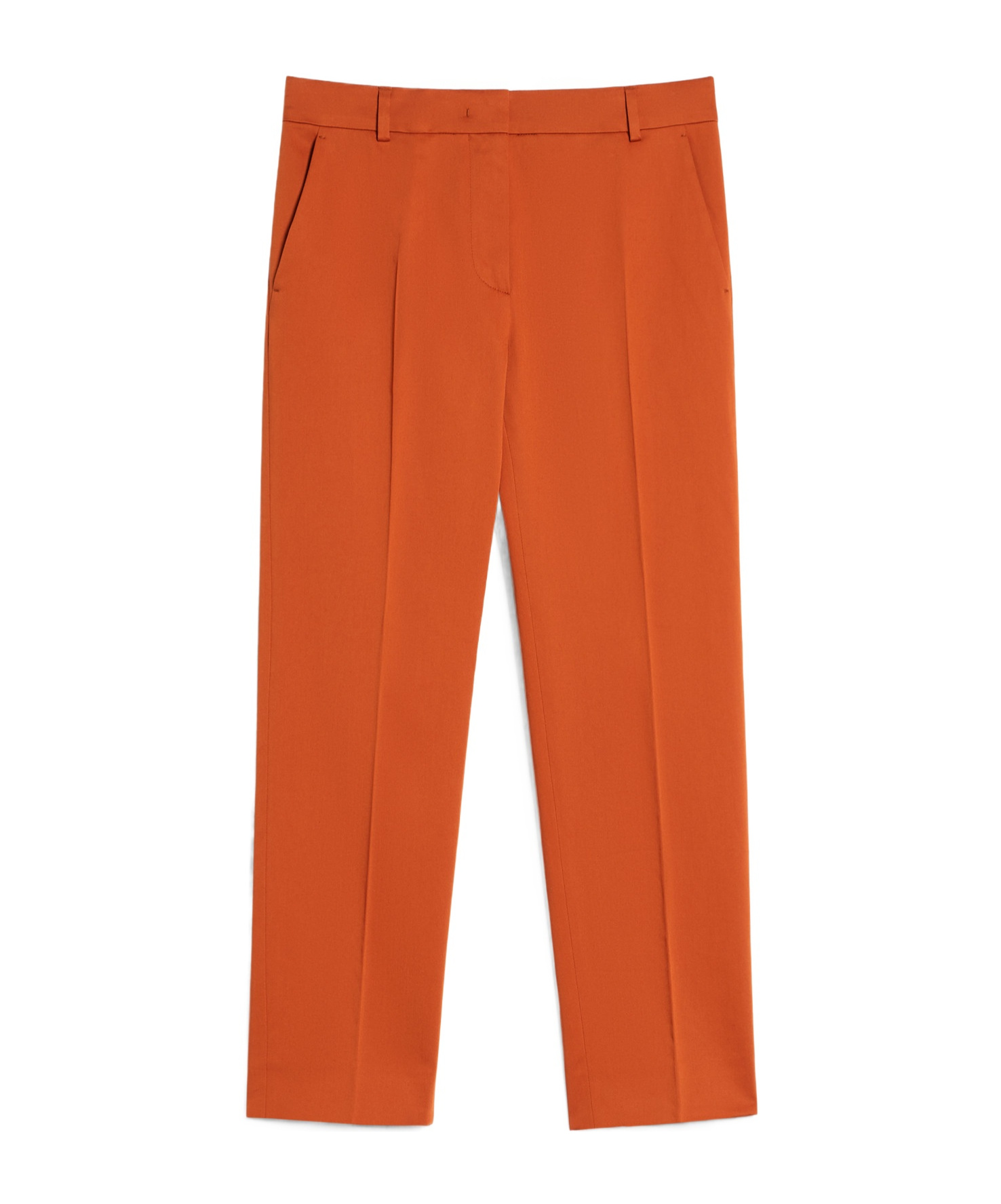 Max Mara Belt Loop Casual Pants In Brown
