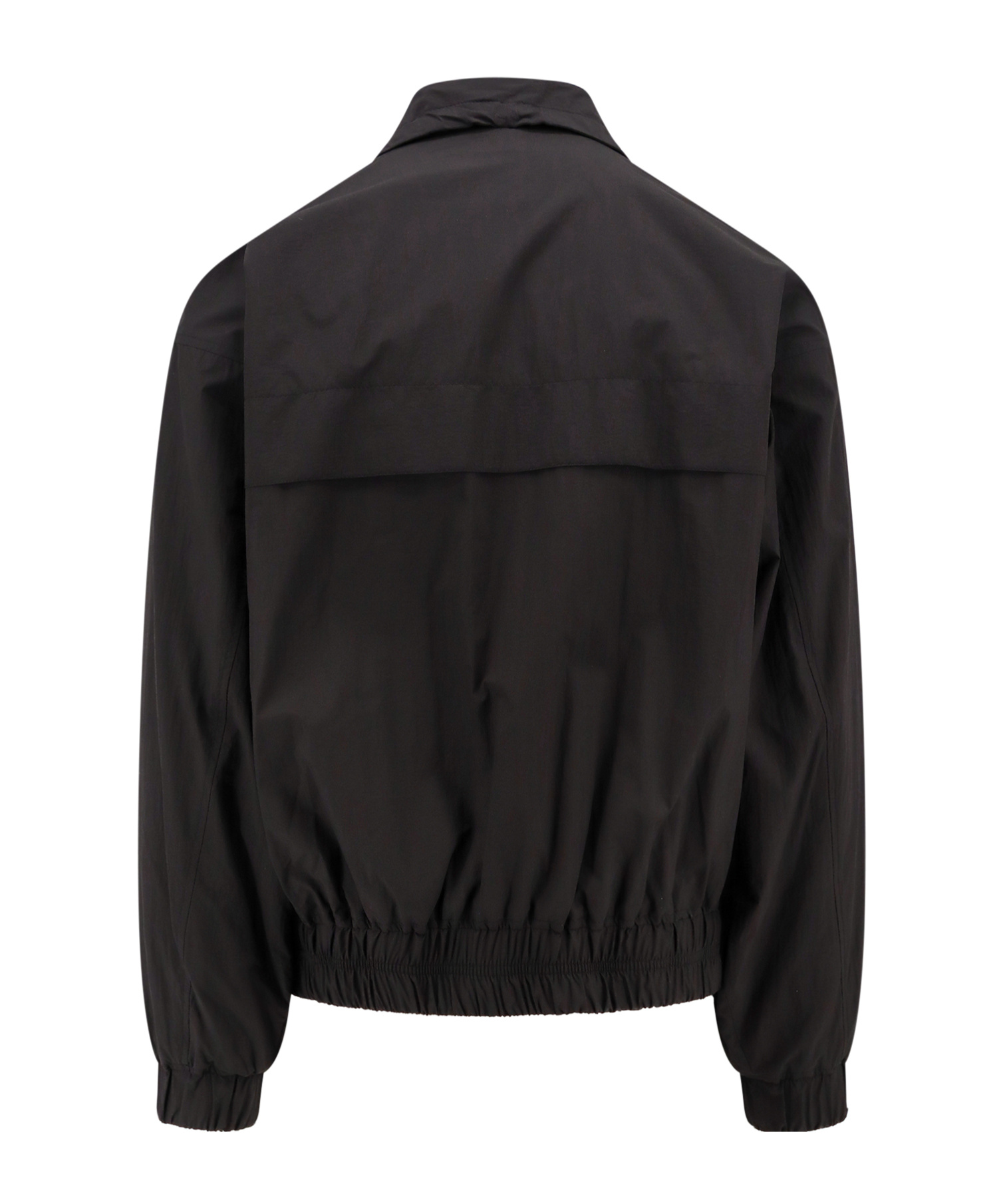 Ami Alexandre Mattiussi Ami Paris Zip-up Lightweight Jacket In Black