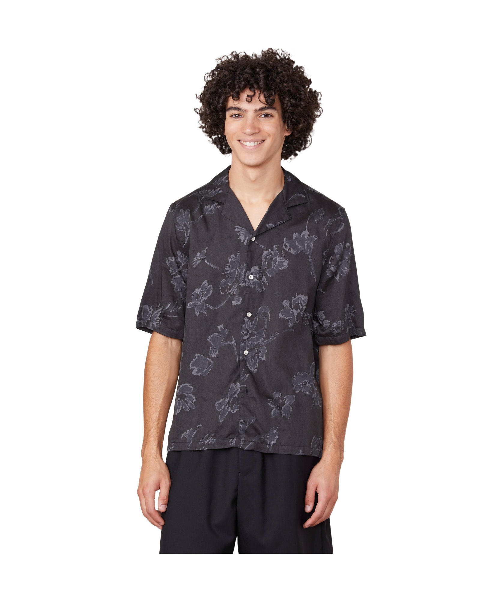 OFFICINE GENERALE EREN FLORAL-PRINT SHIRT