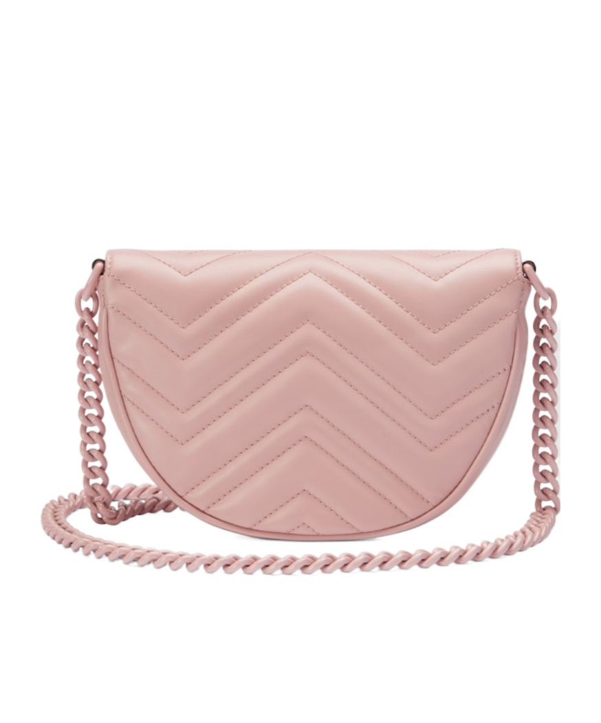Gucci Mini Gg Marmont Chain Bag In Pink