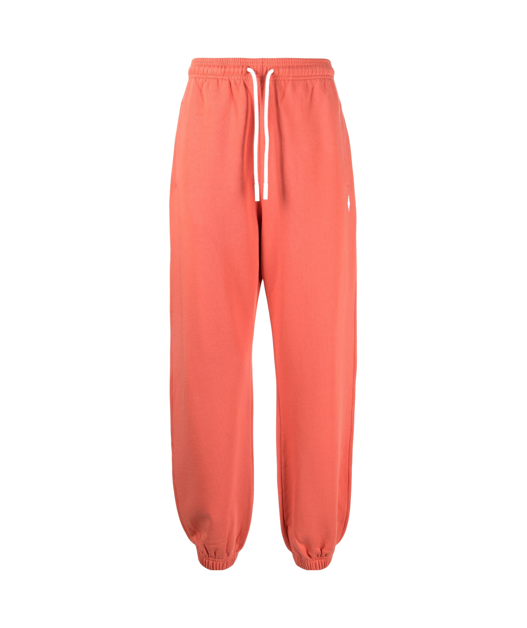 Marcelo Burlon County Of Milan Logo-embroidered Cotton Track Pants In Orange