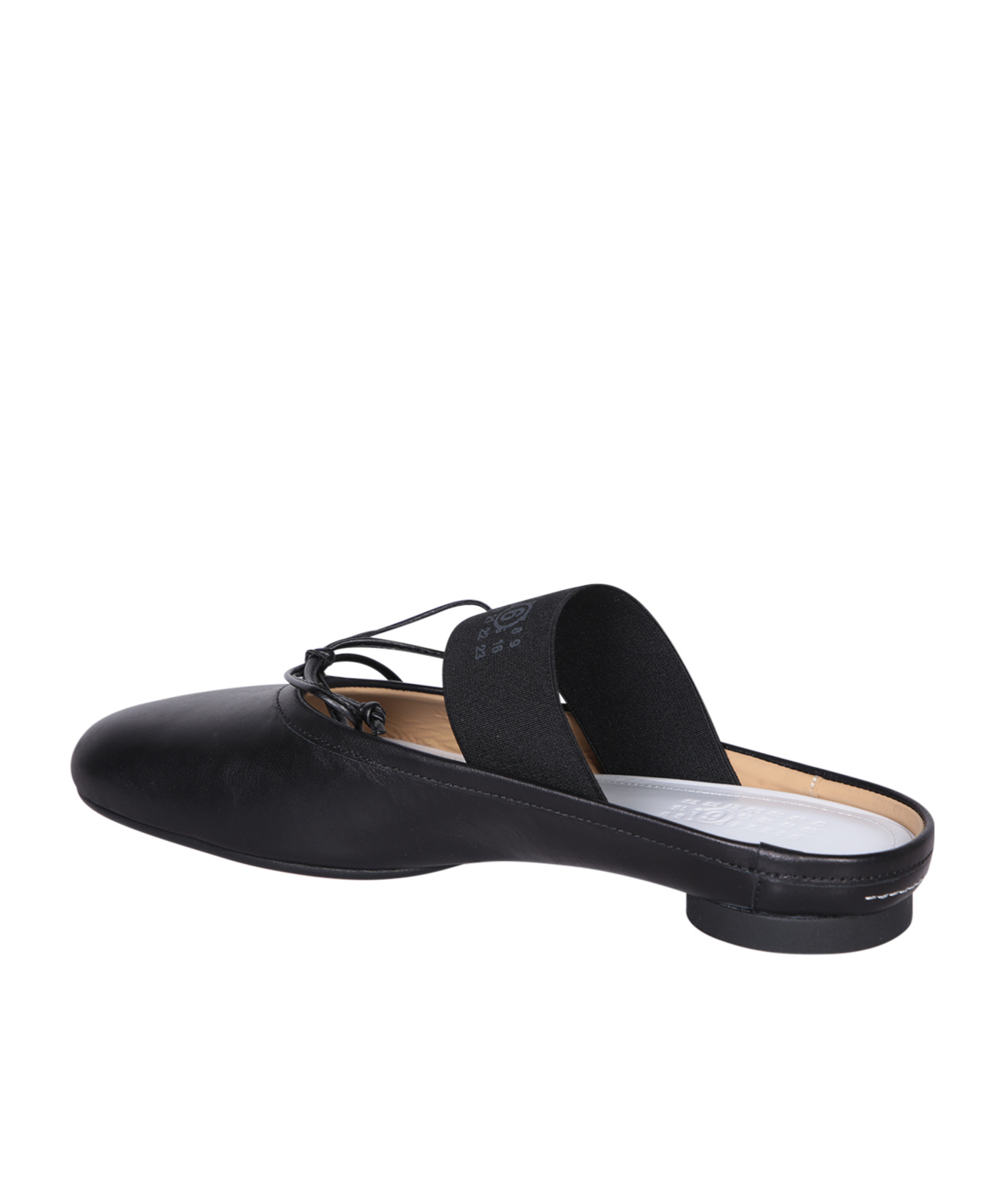 Mm6 Maison Margiela Anatomical Mules In Black