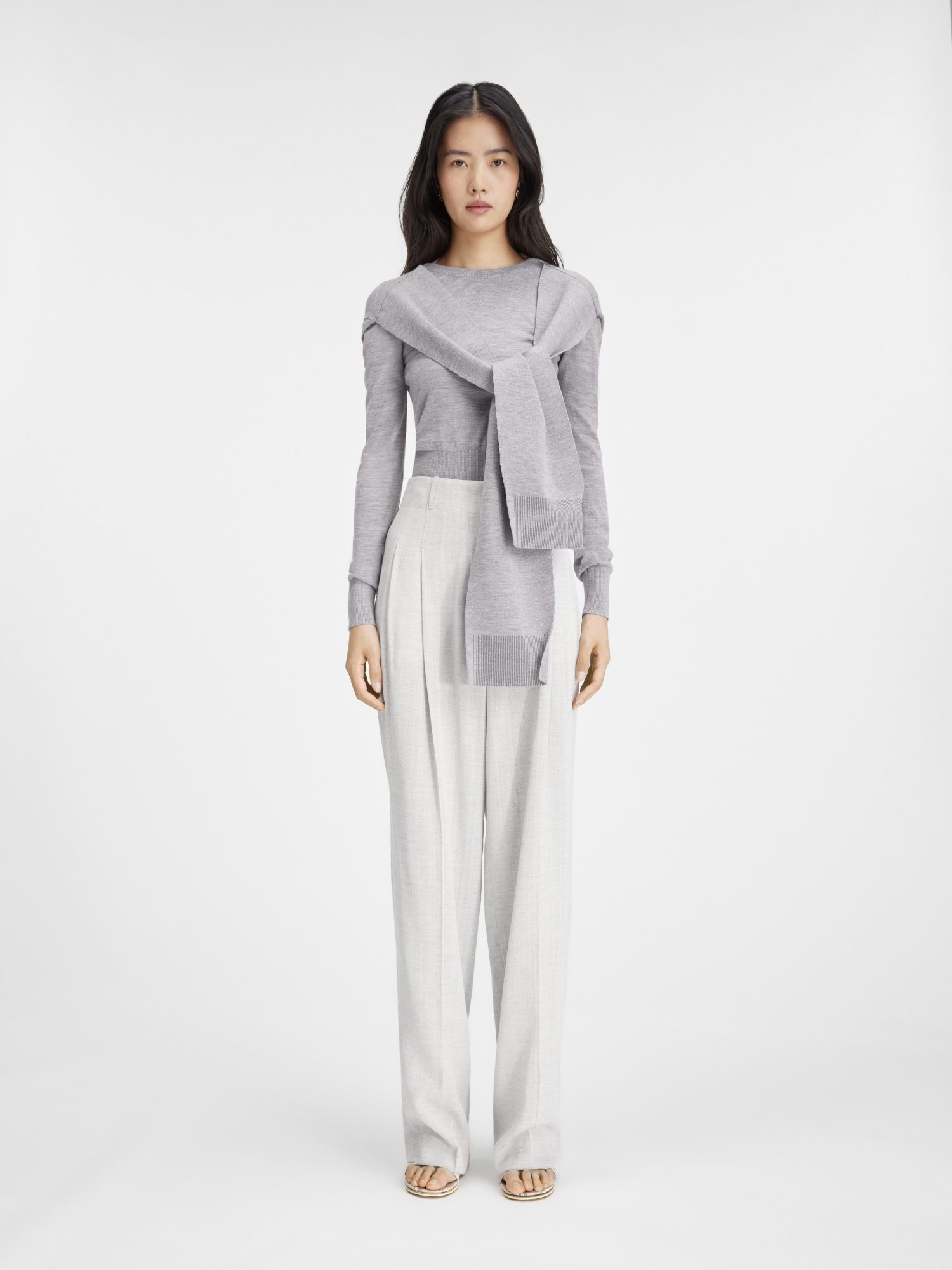 Jacquemus Loose Pants In White