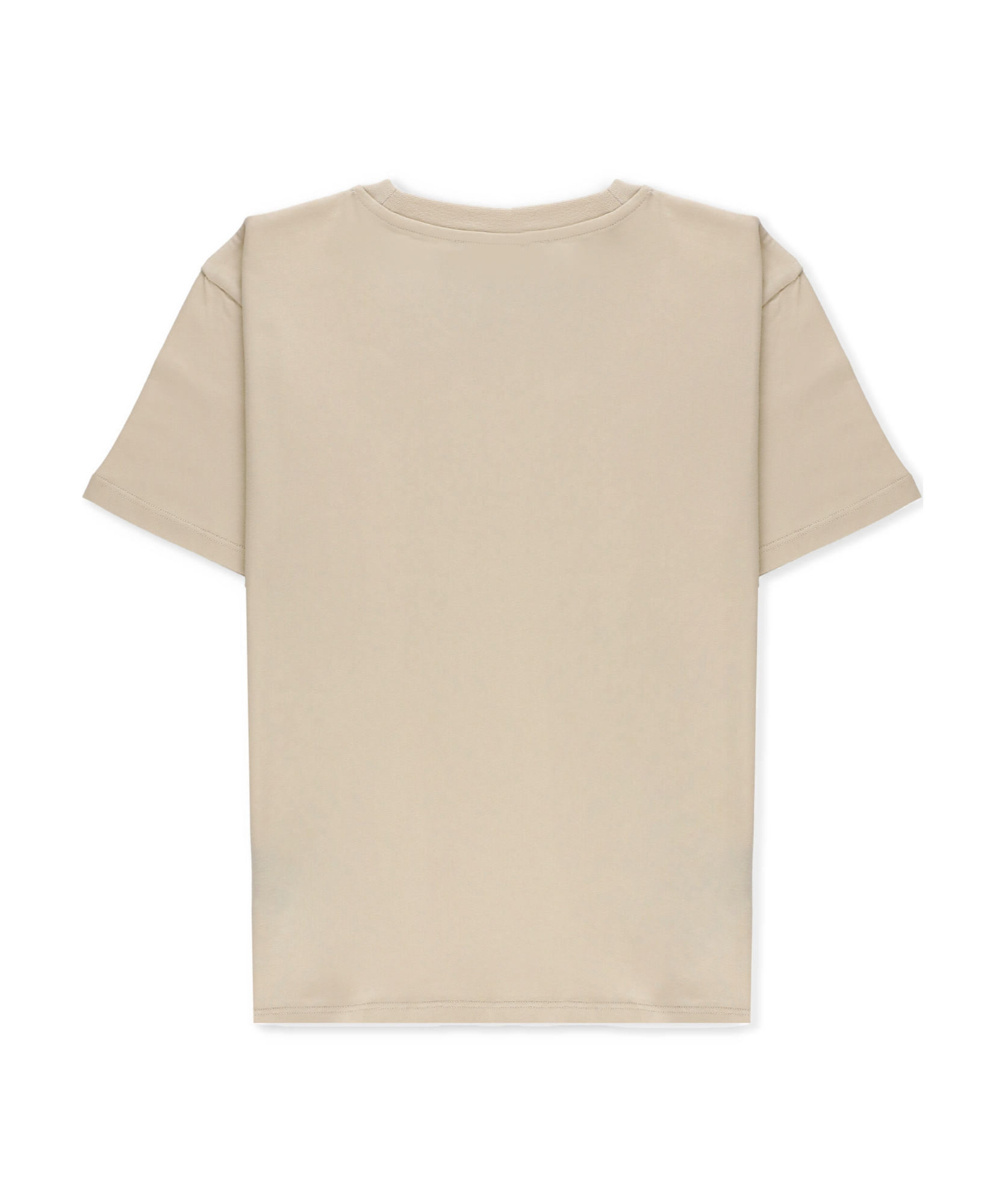 Balmain Logo-embossed Cotton T-shirt In Nude