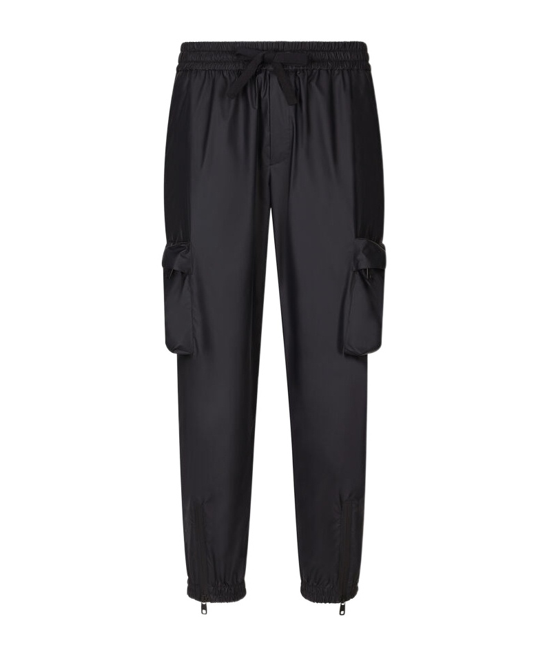 Dolce & Gabbana Drawstring-waist Track Trousers In Black