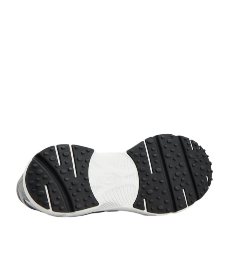 Tod's Multicolor Leather And Mesh Sneakers In White