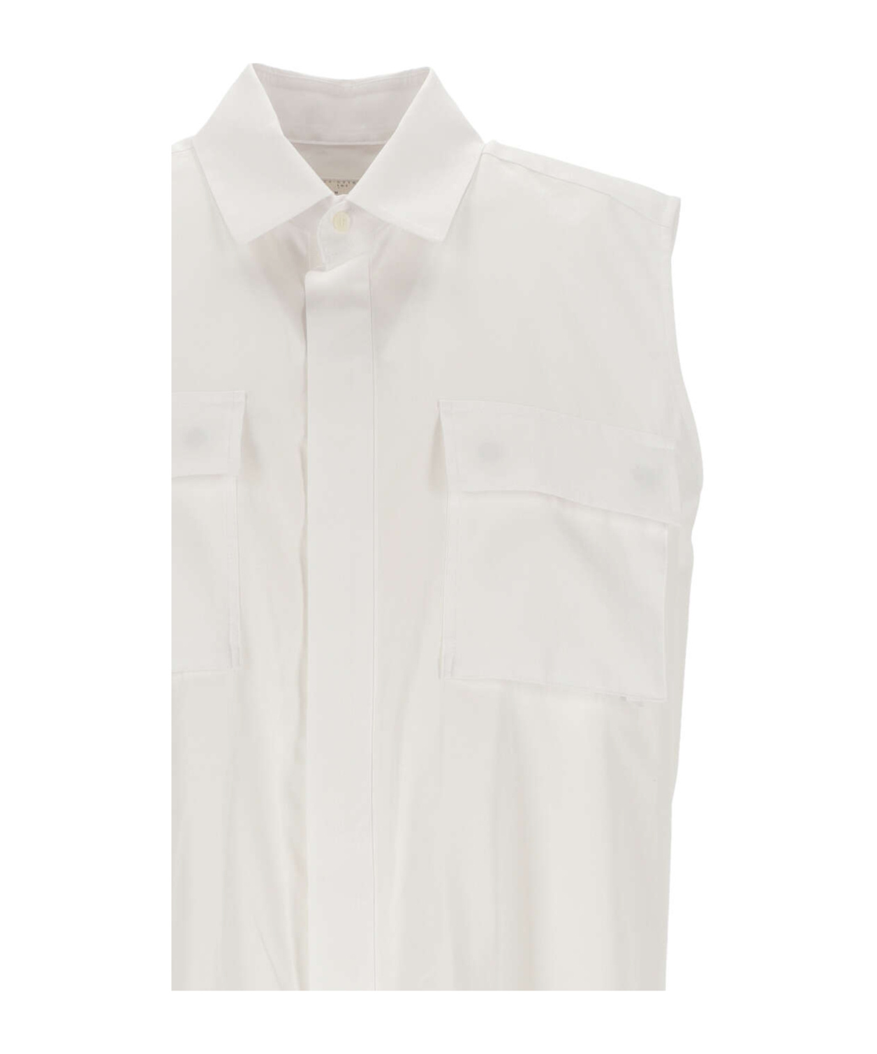 Sacai Button Detailed Sleeveless Dress