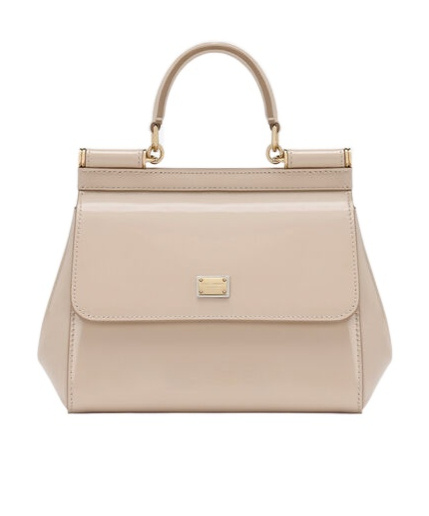 Dolce & Gabbana Medium Sicily Tote Bag In Nude