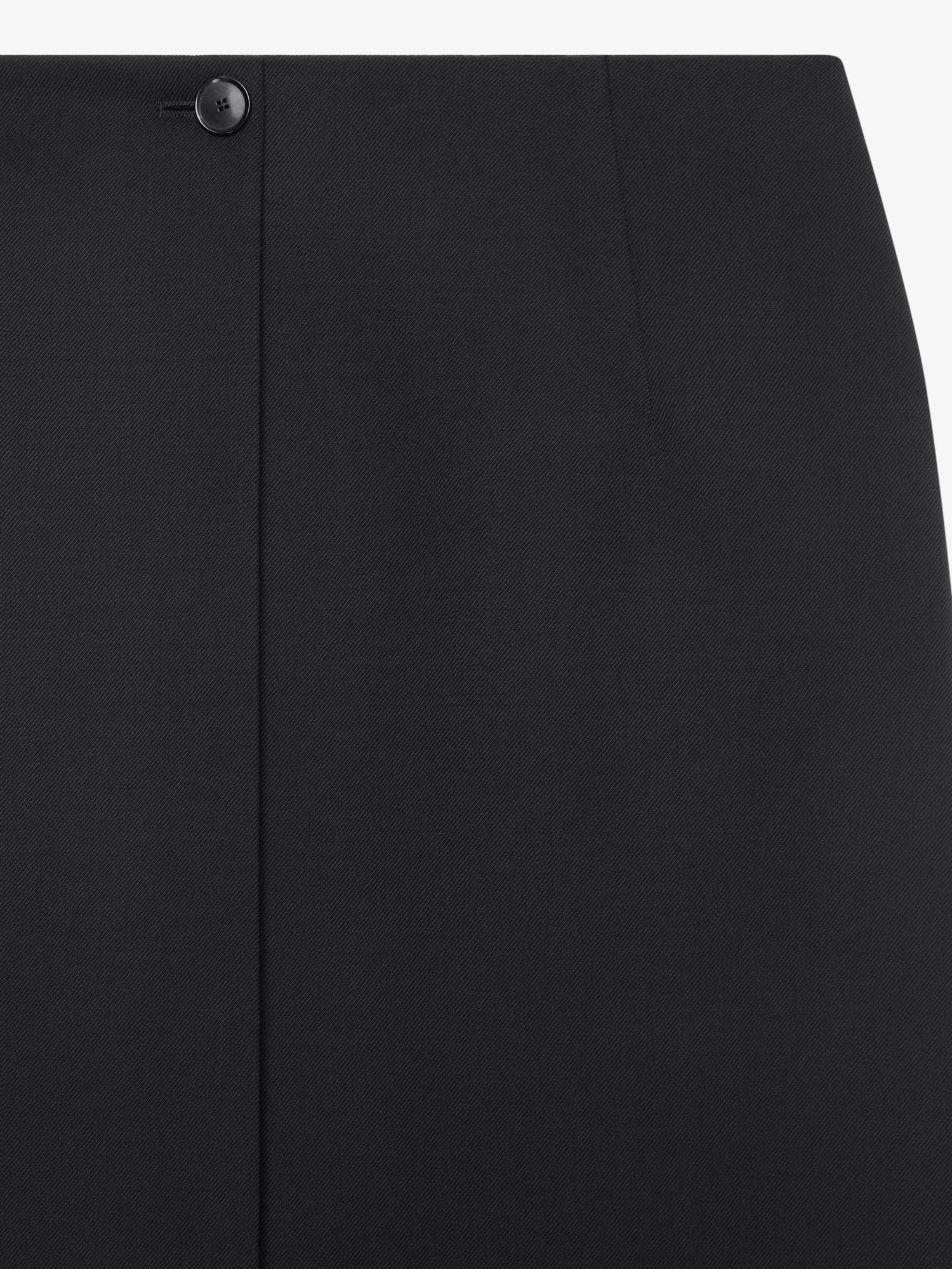 Givenchy Skirt In Wool And Mohair In Black