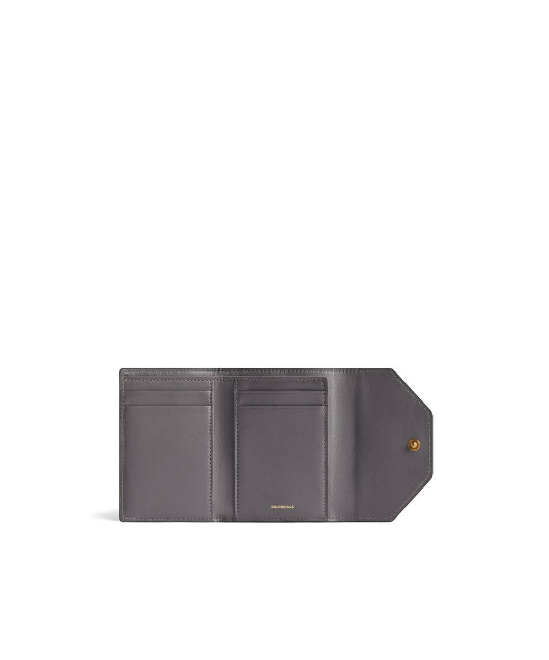 Balenciaga Envelope Embossed-logo Wallet In Black