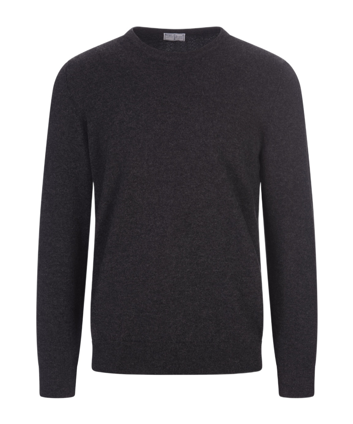 Fedeli Long-sleeved Sweater In Black