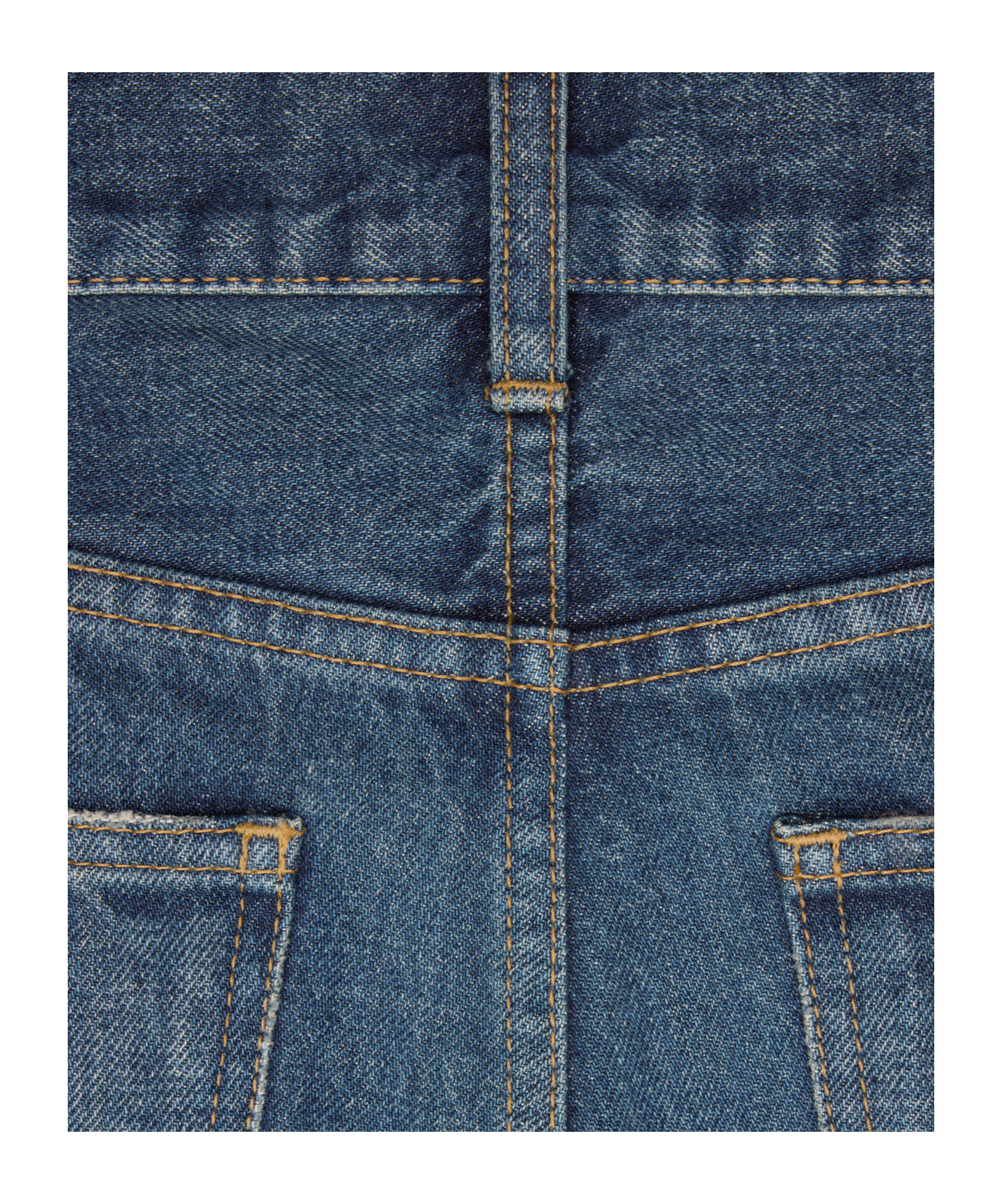CELINE MARCO JEANS IN DARK UNION WASH DENIM