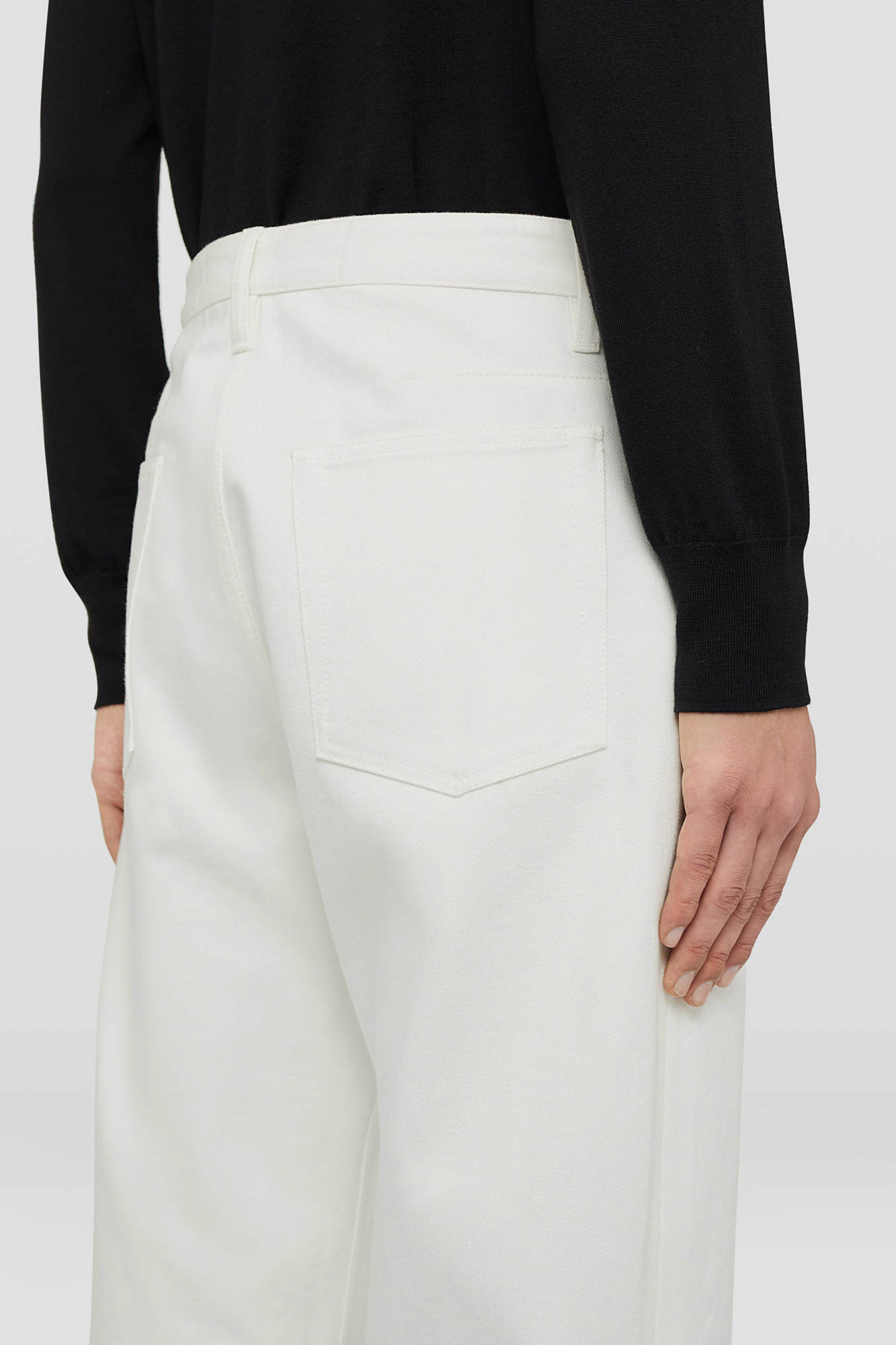 Jil Sander Mid-rise Straight-leg Jeans In White