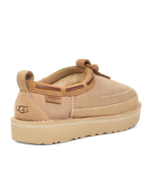 Ugg Tasman Crafted Regenerate Suede Slipper In Neutral