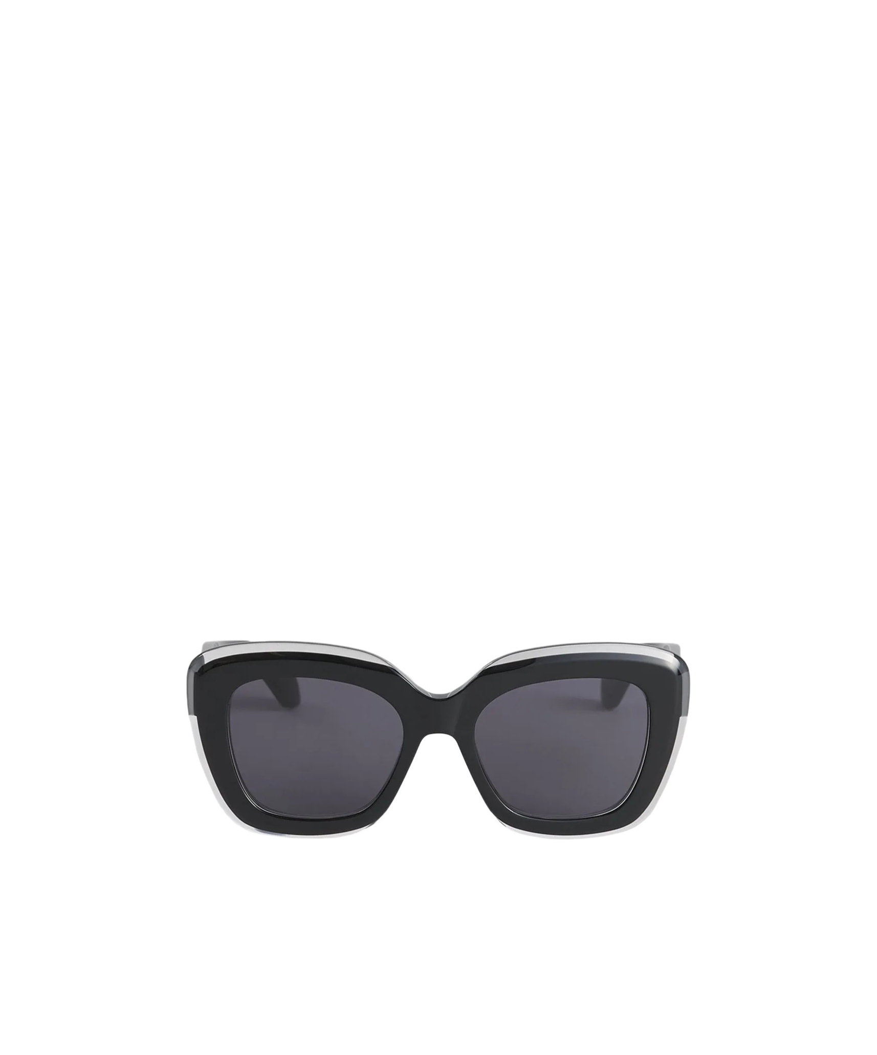 Alaïa Logo-print Oversize-frame Sunglasses In Black