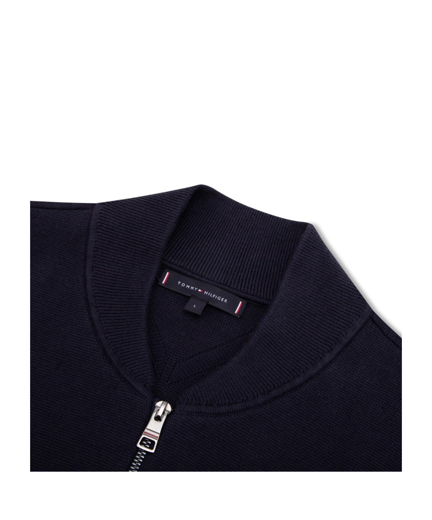 Tommy Hilfiger Long-sleeved Sweater In Black