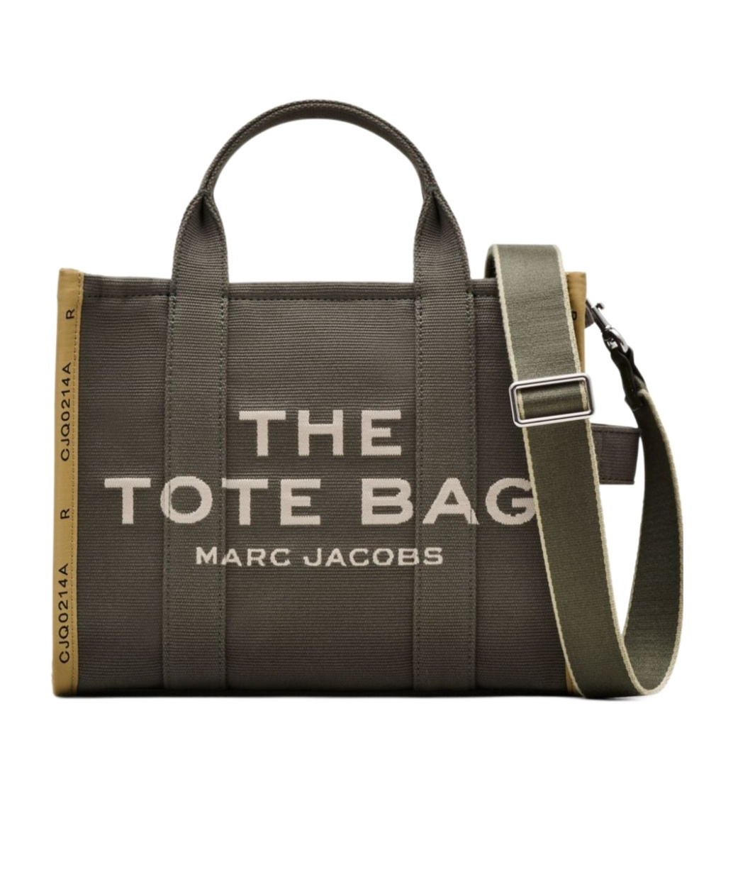 Marc Jacobs The Jacquard Medium Tote Bag Bronze Green In Brown