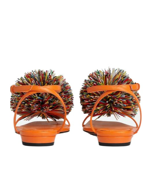 Shop Bottega Veneta Adam Flat Sandal In Brown