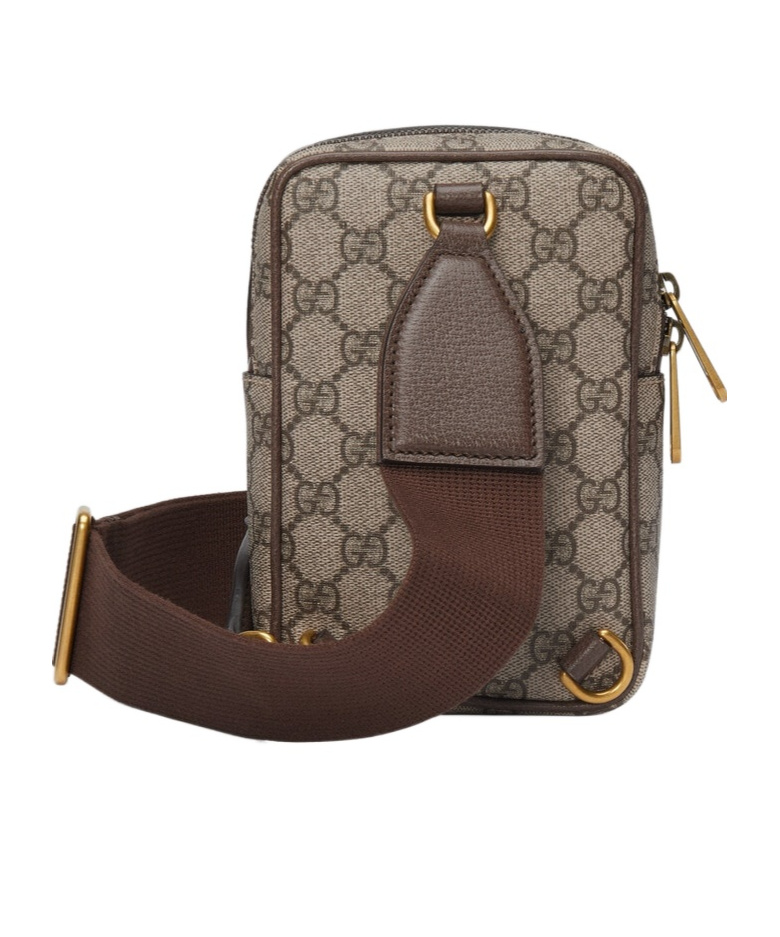 Gucci Ophidia Gg Front-pocket Belt Bag In Multicolor