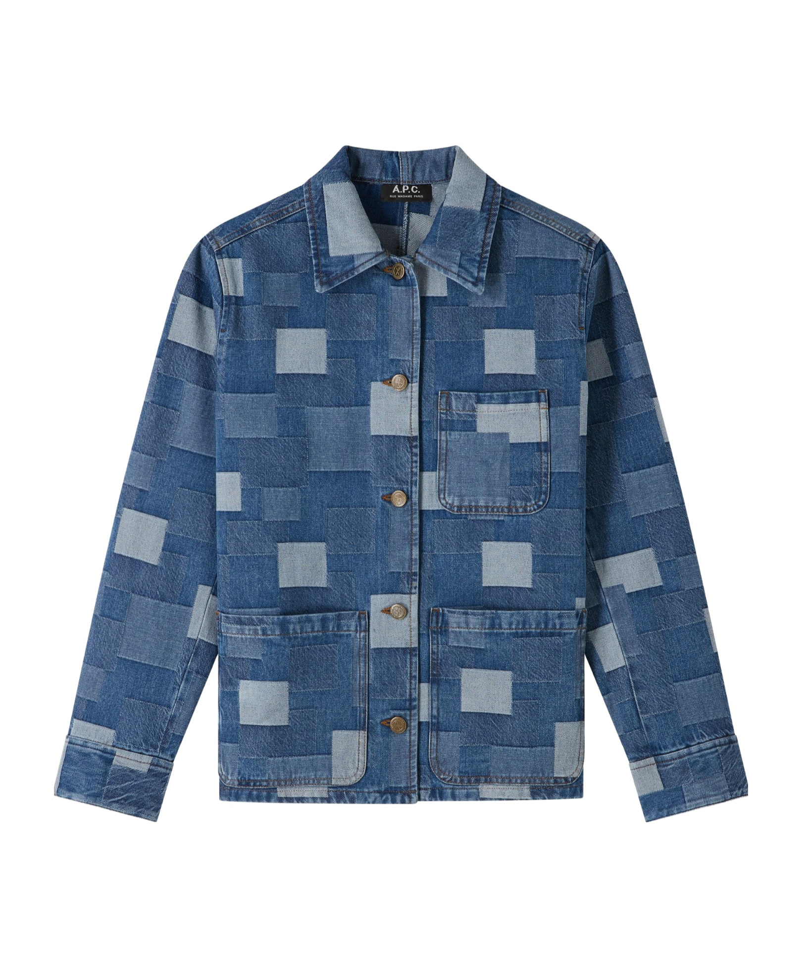 Apc Shirt A. P.c. Woman Color Blue In Blue