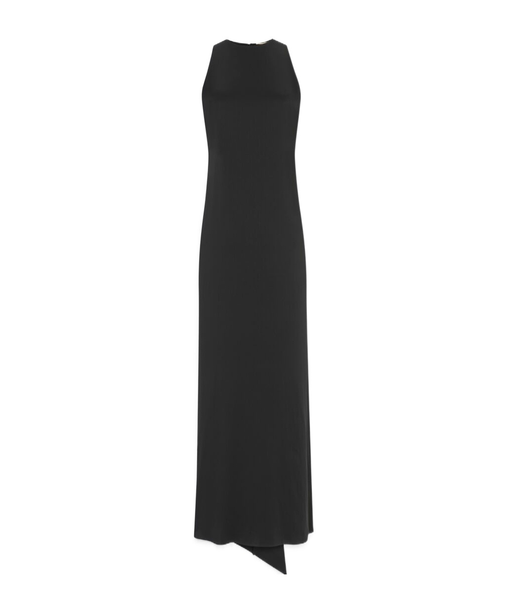 Saint Laurent Knot-detail Dress In Black
