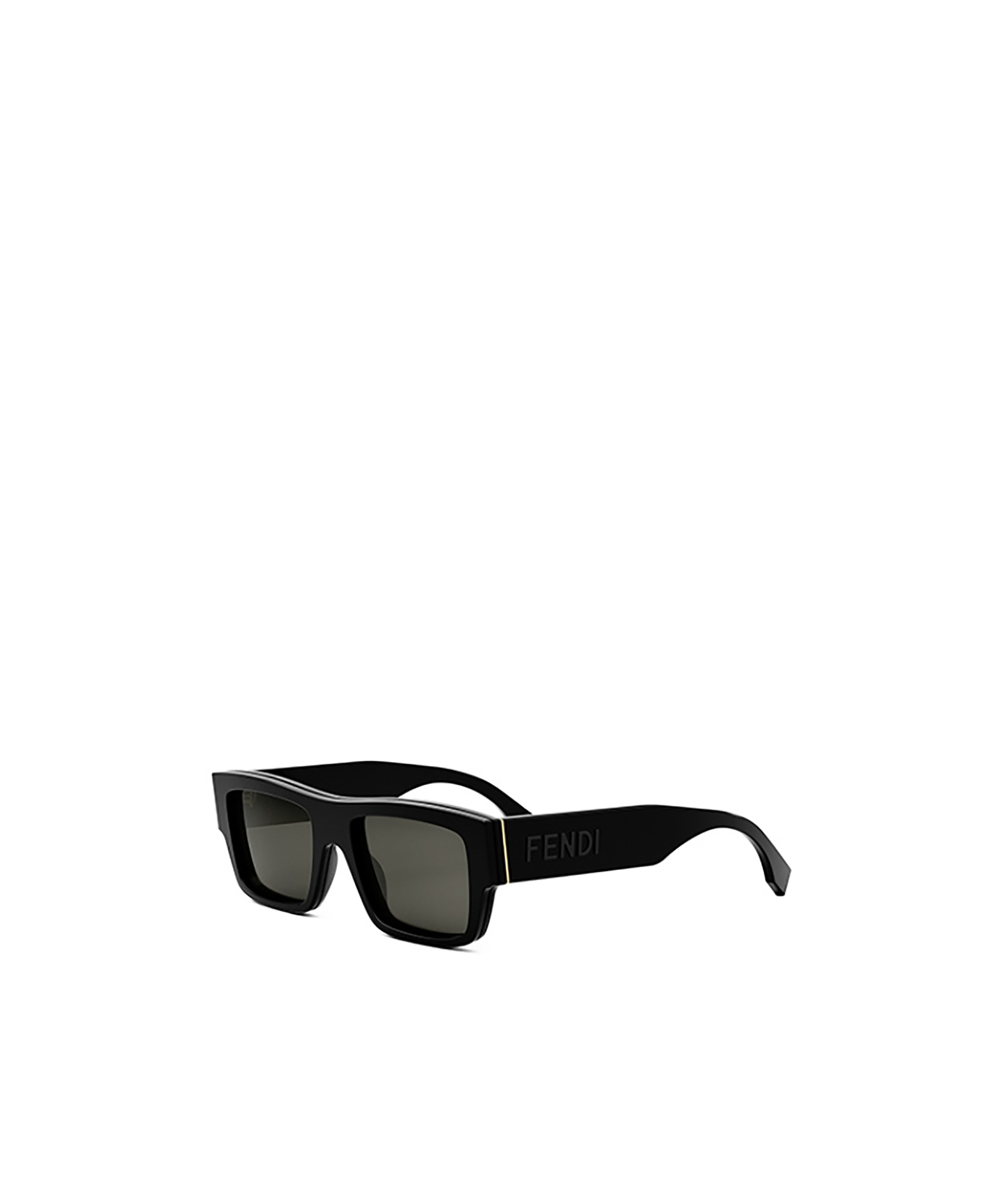 Fendi Eyewear Rectangular Frame Sunglasses In Black