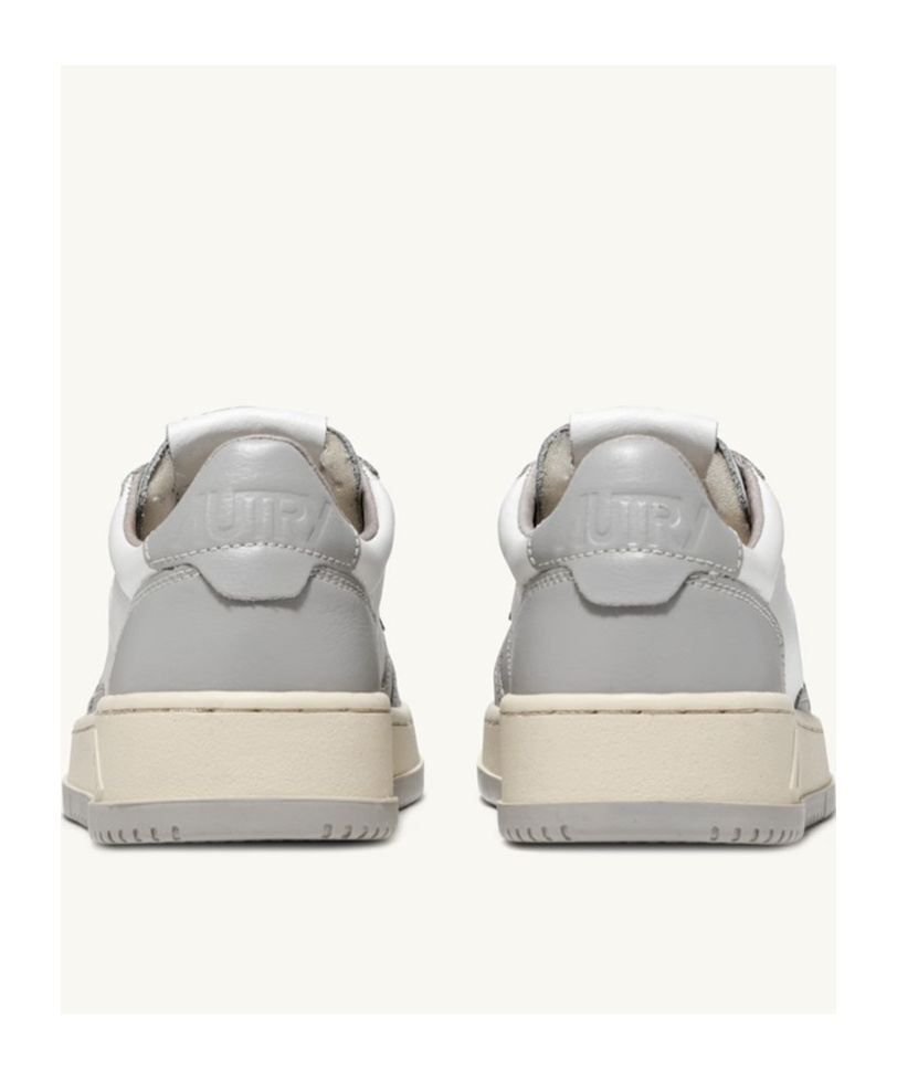 Autry Logo Low Woman Sneakers In Gray