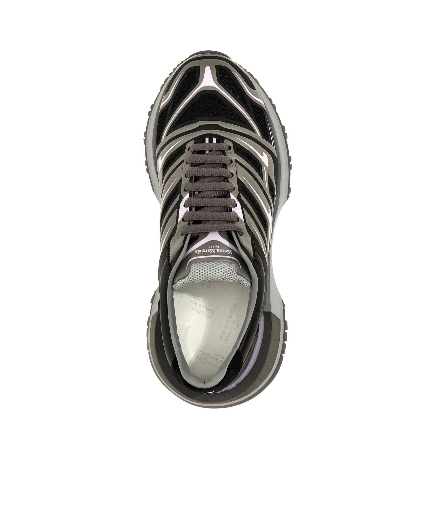 Maison Margiela Multicolor 50-50 Sneakers In Black