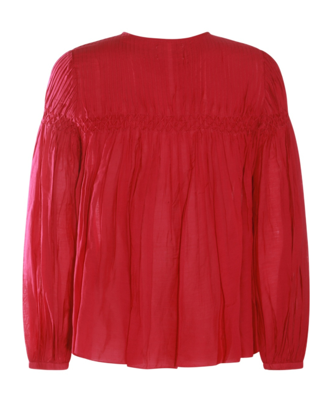 ISABEL MARANT ÉTOILE ISABEL MARANT ÉTOILE PLEAT DETAILED BUTTONED BLOUSE